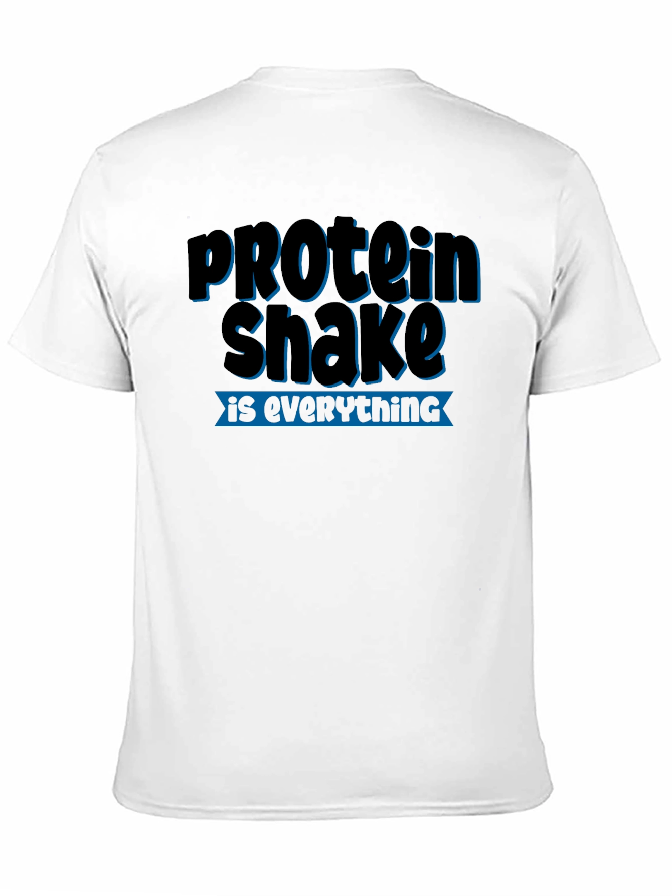 Camiseta Negra Protein Shake is Everything