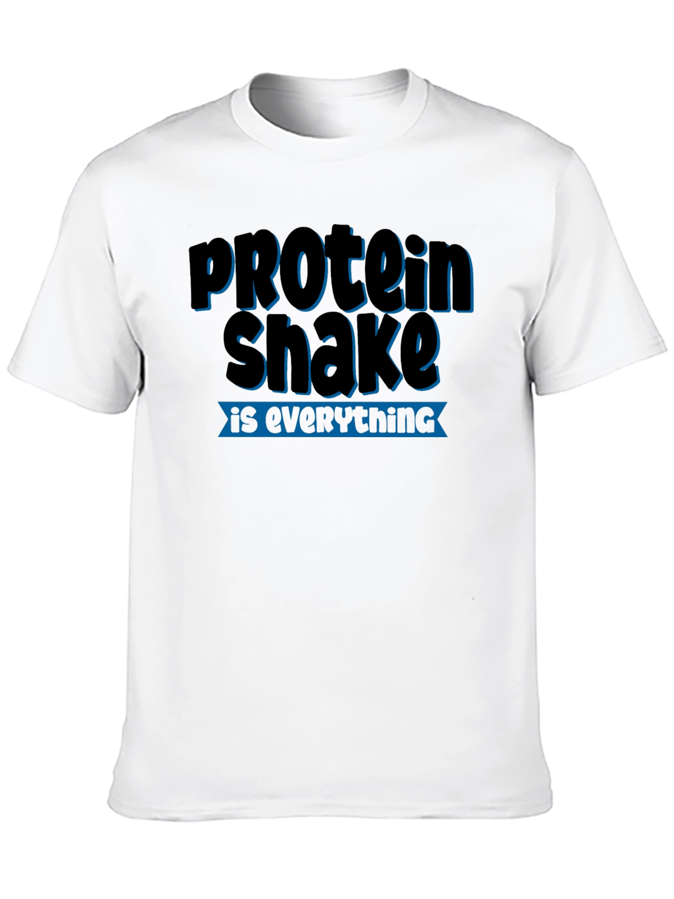 Camiseta Negra Protein Shake is Everything