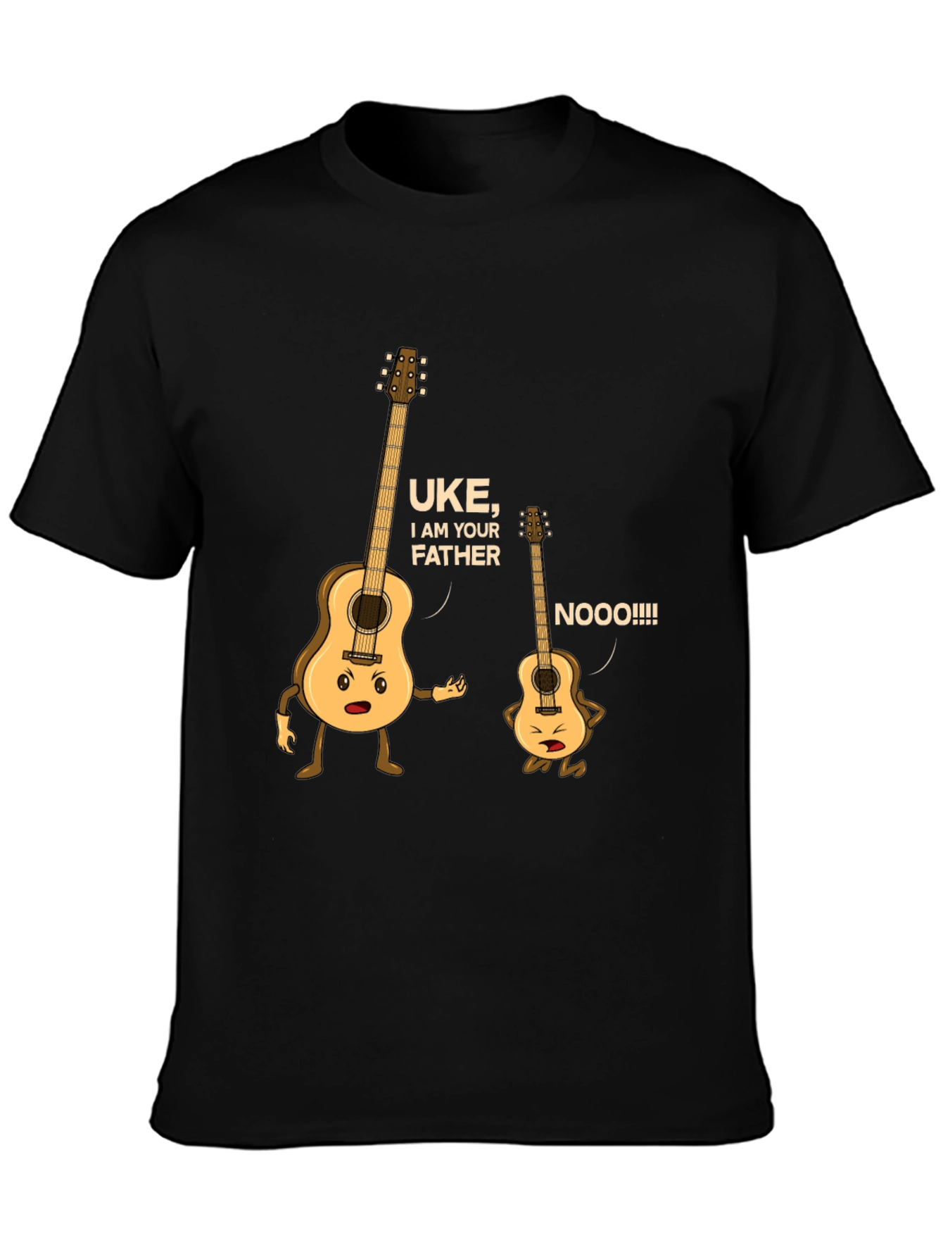 Camiseta Negra Uke I Am Your Father