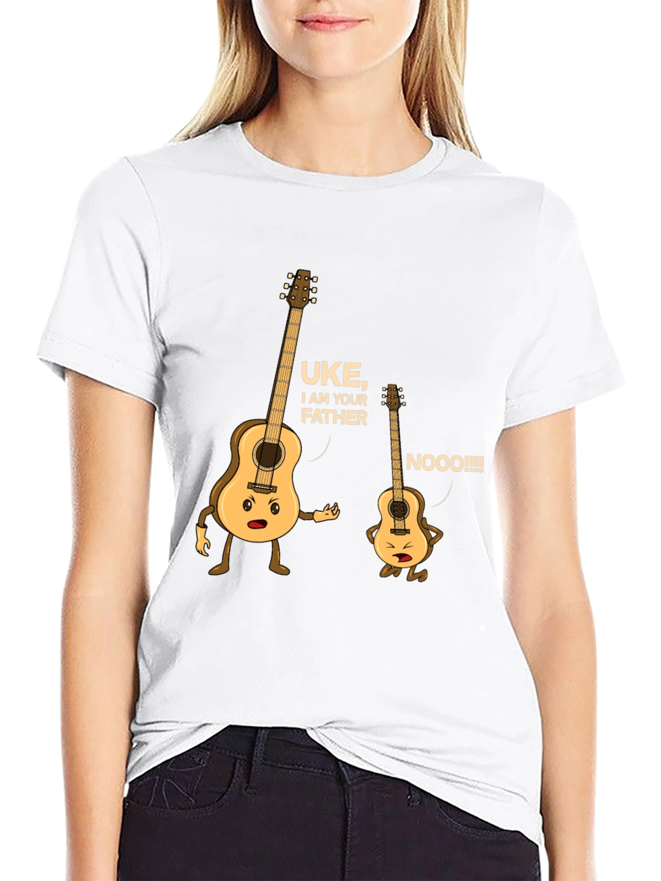 Camiseta Negra Uke I Am Your Father