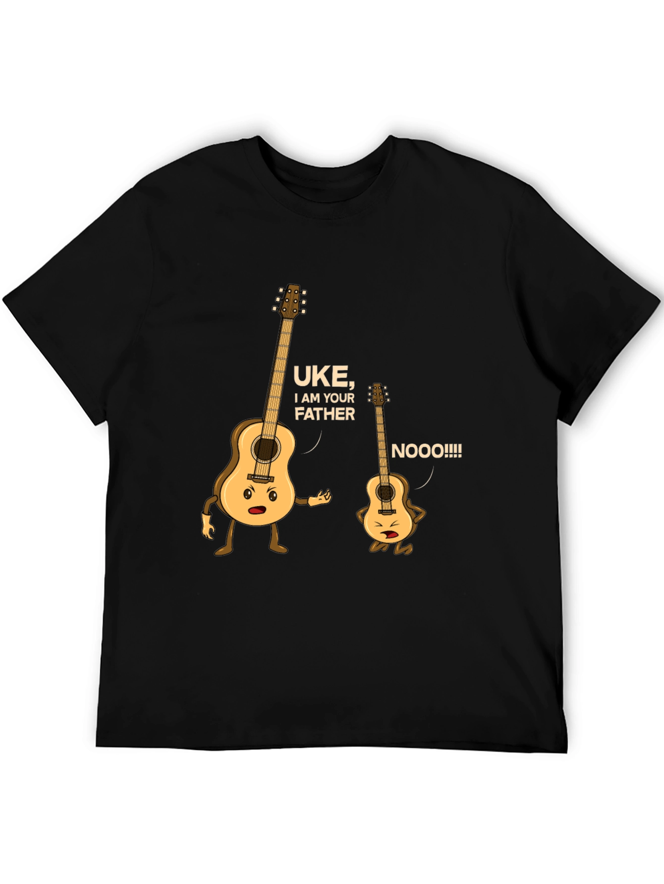 Camiseta Negra Uke I Am Your Father