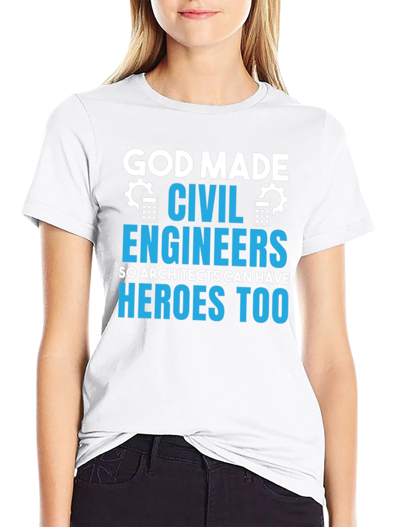Camiseta Hombre Ingenieros Civiles: Héroes Arquitectos