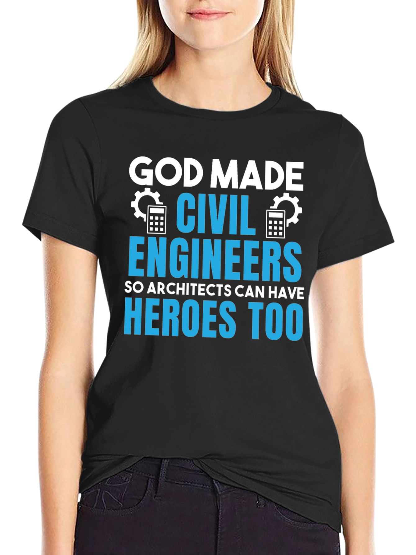 Camiseta Hombre Ingenieros Civiles: Héroes Arquitectos
