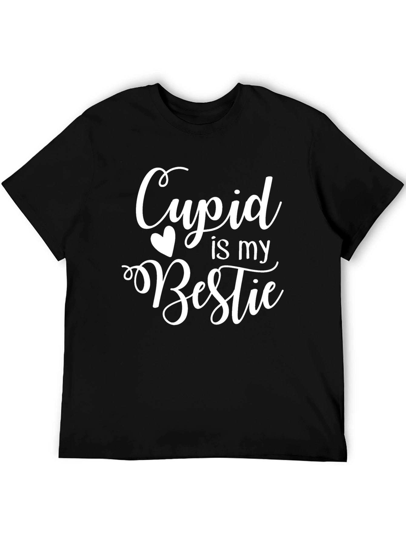 Camiseta Negra Cupido is my Bestie
