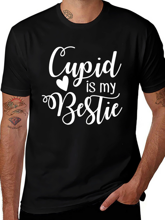 Camiseta Negra Cupido is my Bestie