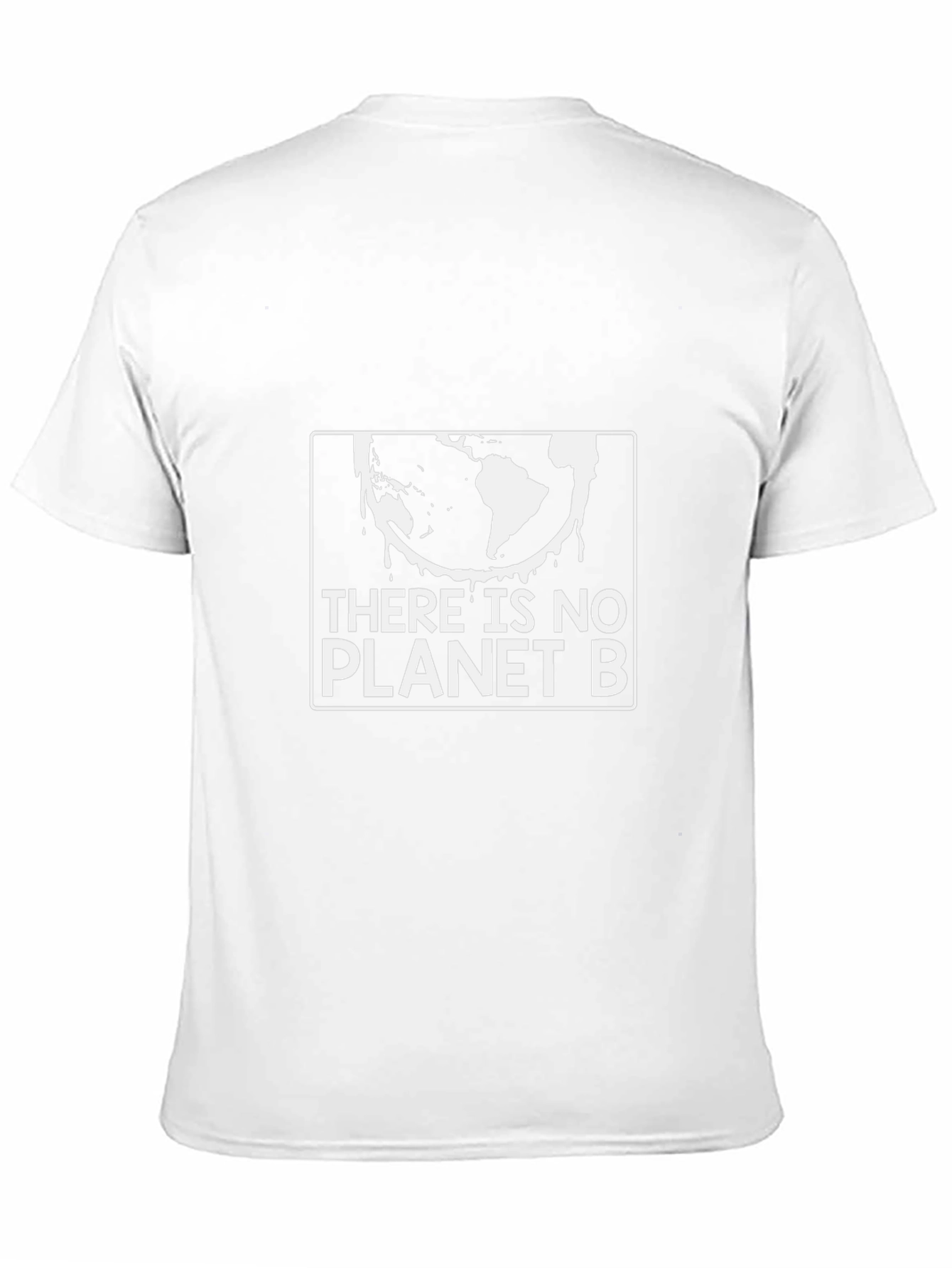 Camiseta Negra No Hay Planeta B para Conciencia Ambiental