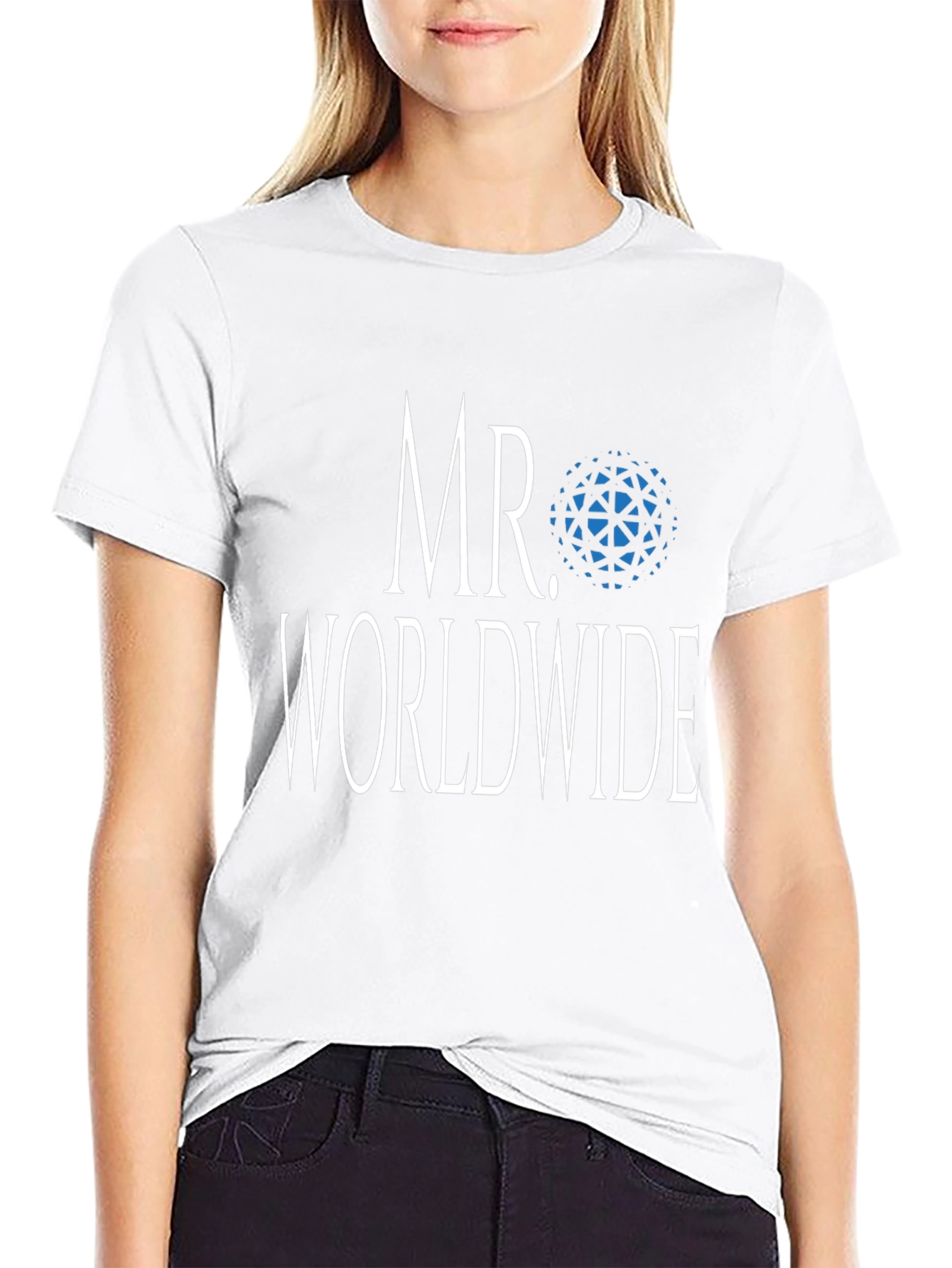 Camiseta Hombre - Mr. Worldwide - Algodón Suave
