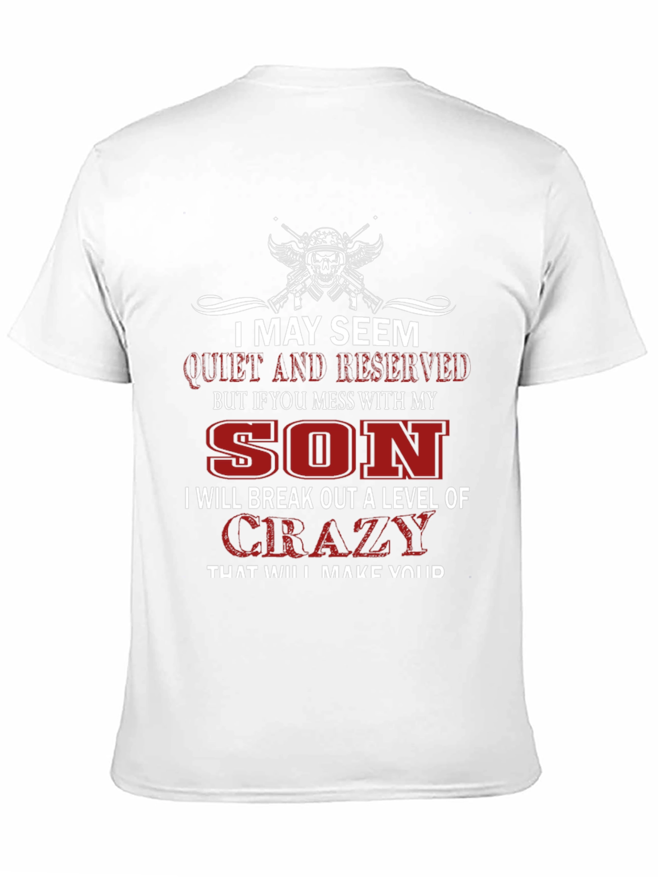 Camiseta Negra I May Seem Quiet para Hombre