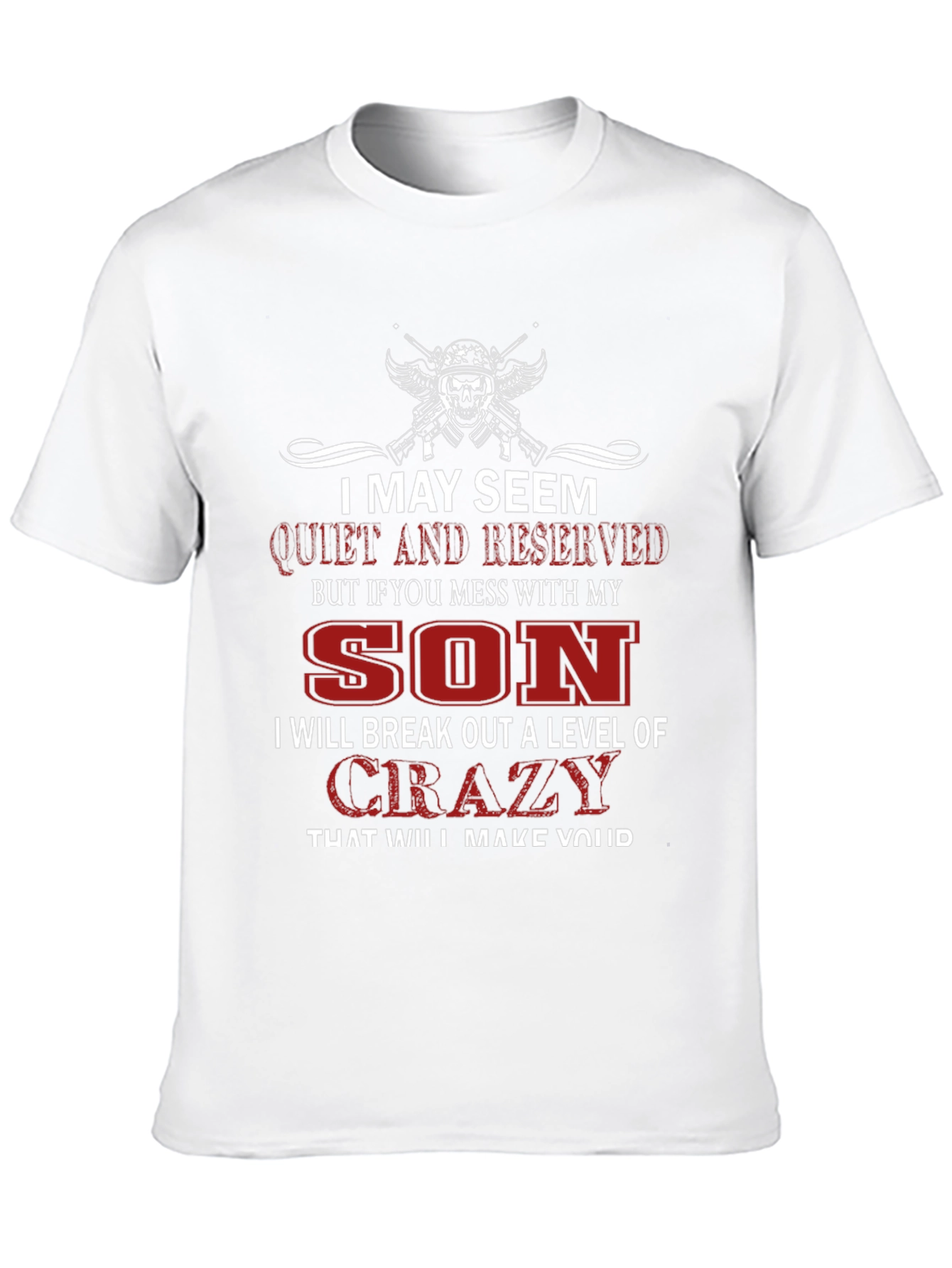 Camiseta Negra I May Seem Quiet para Hombre