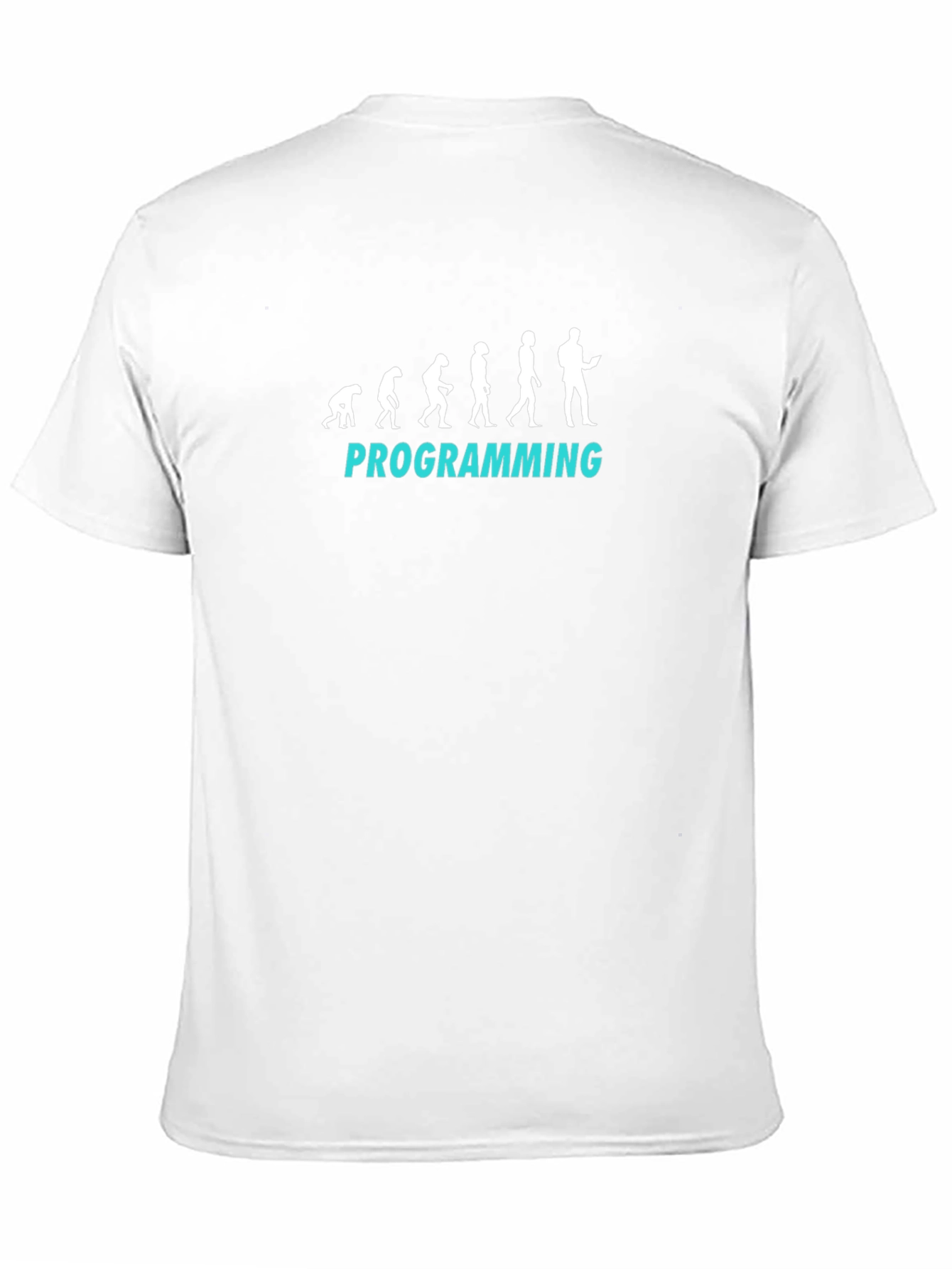 Camiseta Negra Evolución Programación Hombre