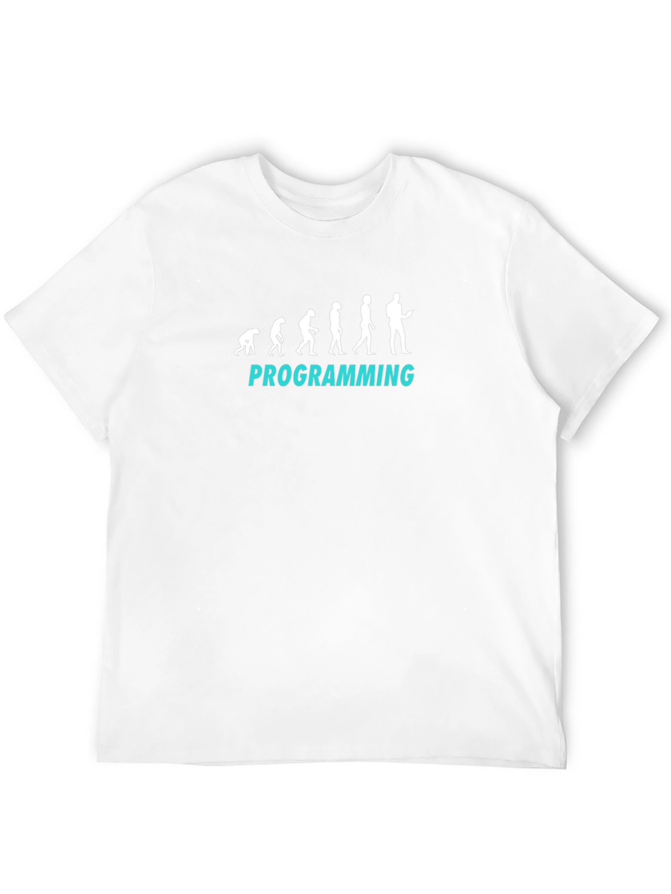 Camiseta Negra Evolución Programación Hombre