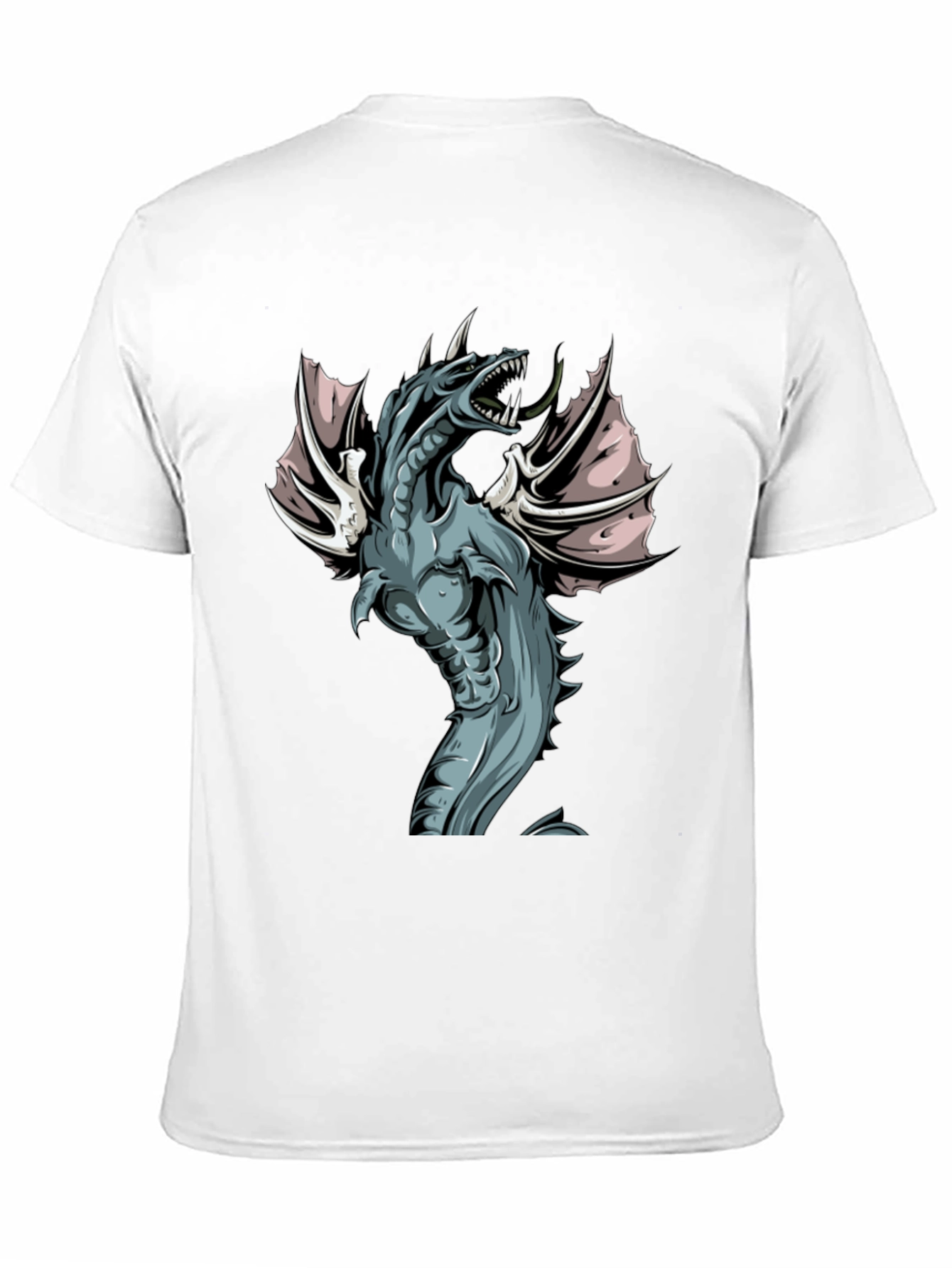 Camiseta Negra con Dragón Fantástico