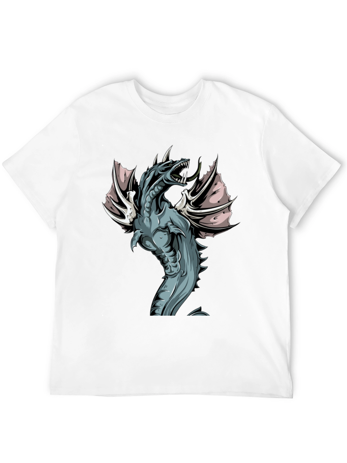 Camiseta Negra con Dragón Fantástico
