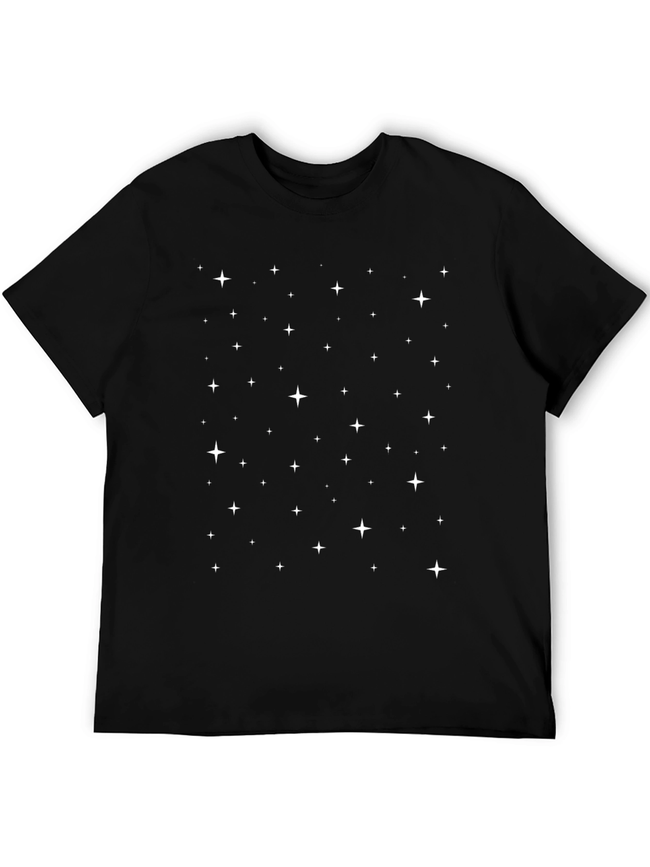 Camiseta Negra Estrellas Unisex
