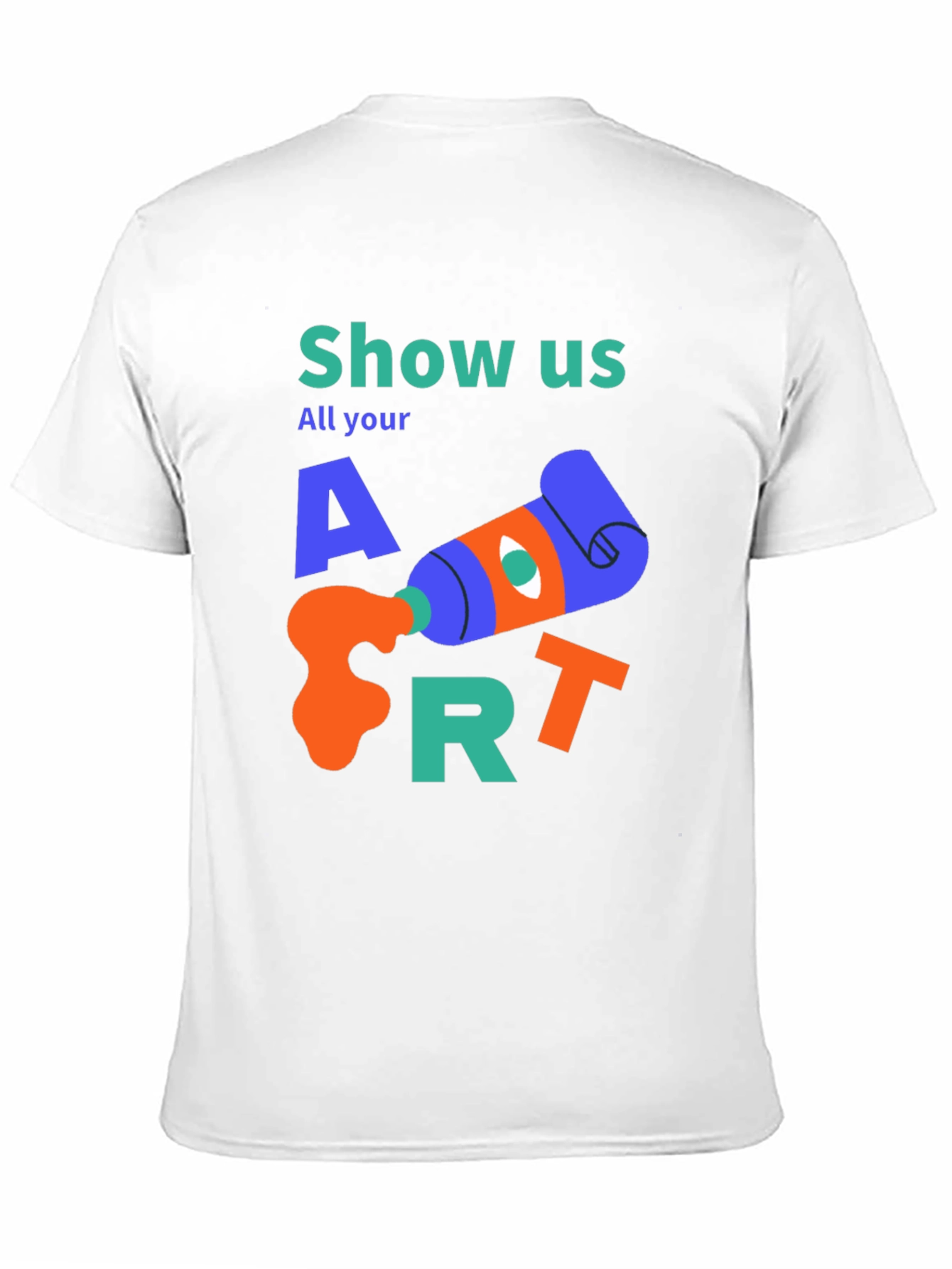 Camiseta Negra Artística Show Us Your Art