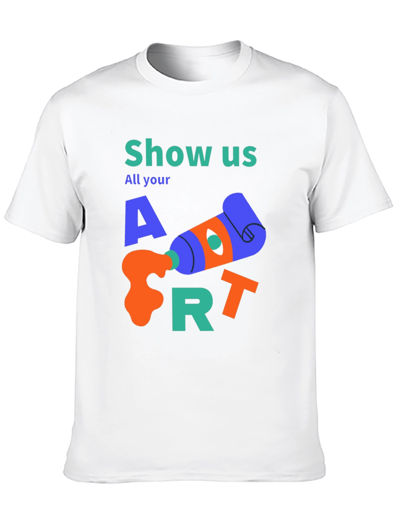 Camiseta Negra Artística Show Us Your Art