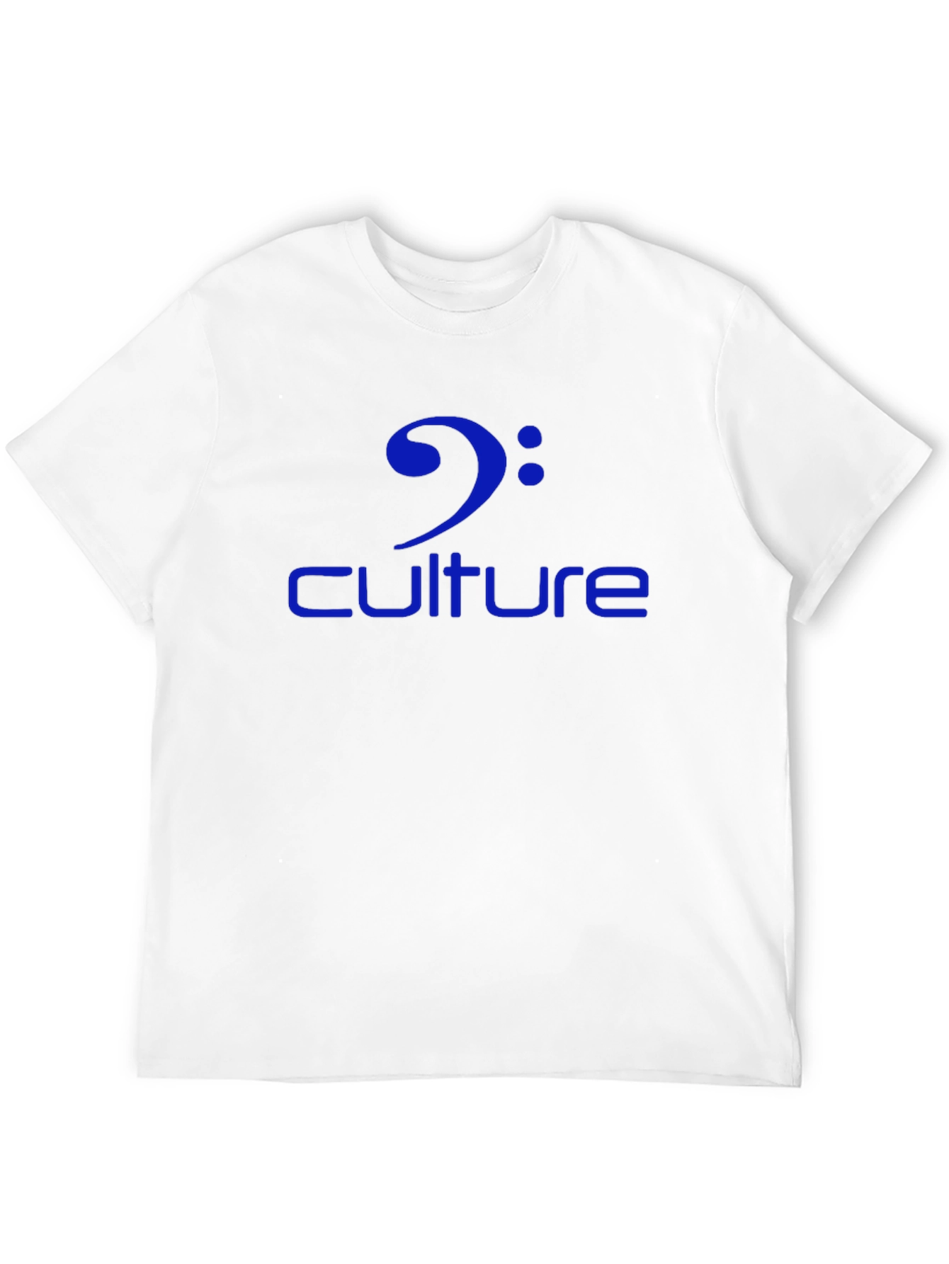 Camiseta Negra Culture Clave de Fa Azul