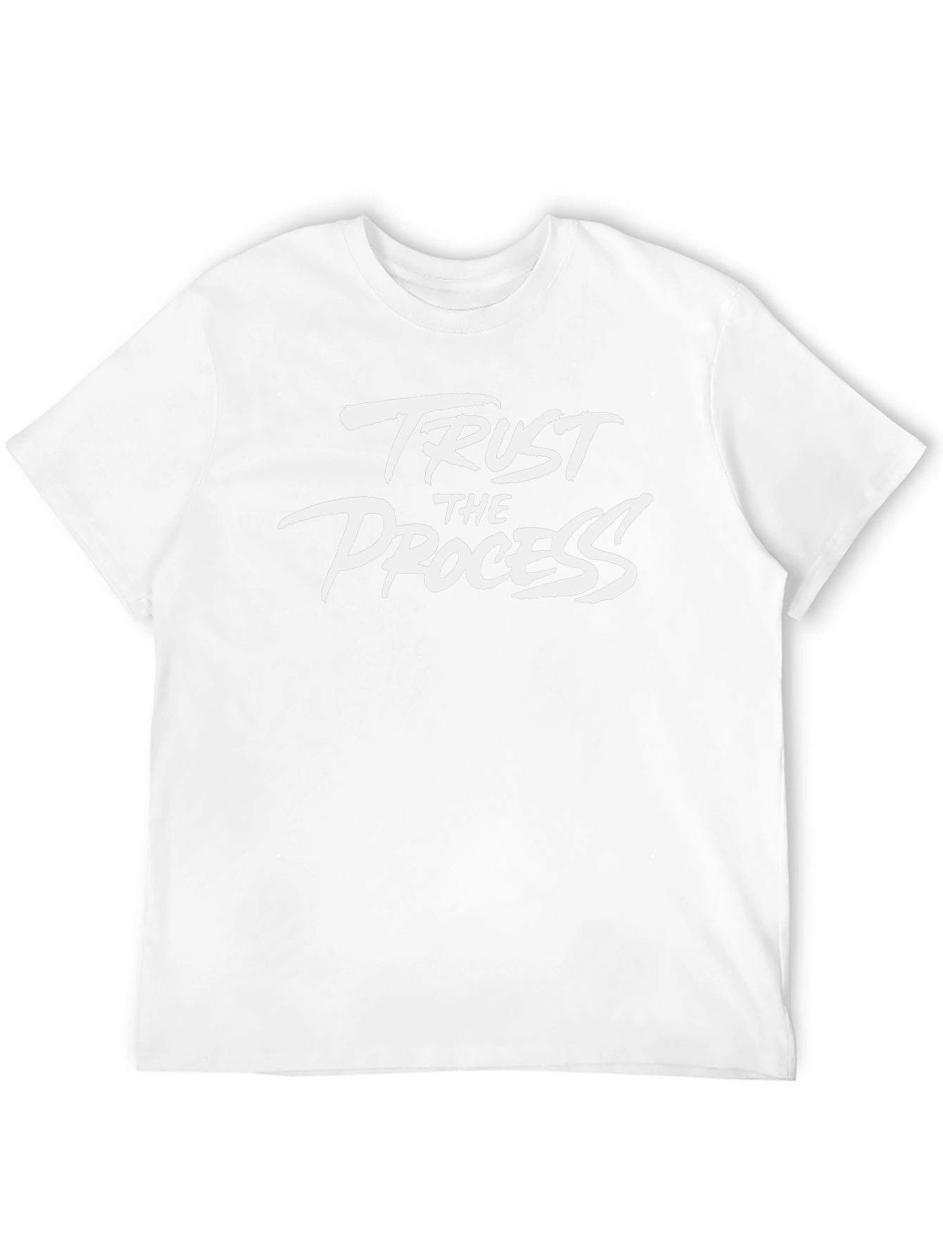 Camiseta Negra Confía en el Proceso para Hombre