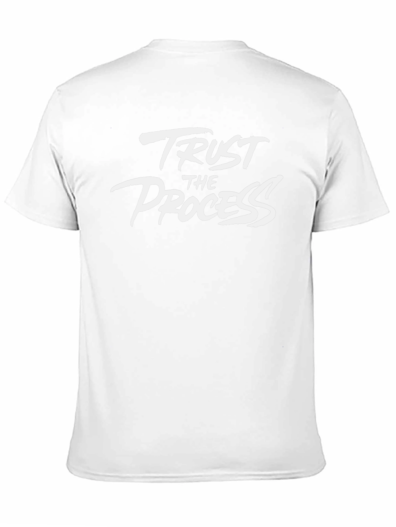 Camiseta Negra Confía en el Proceso para Hombre