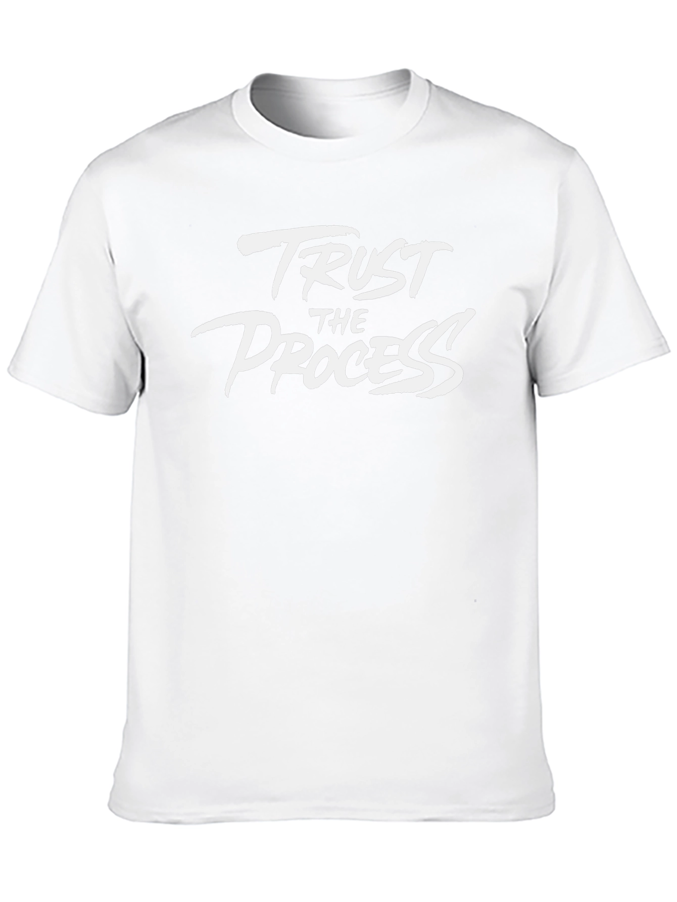 Camiseta Negra Confía en el Proceso para Hombre