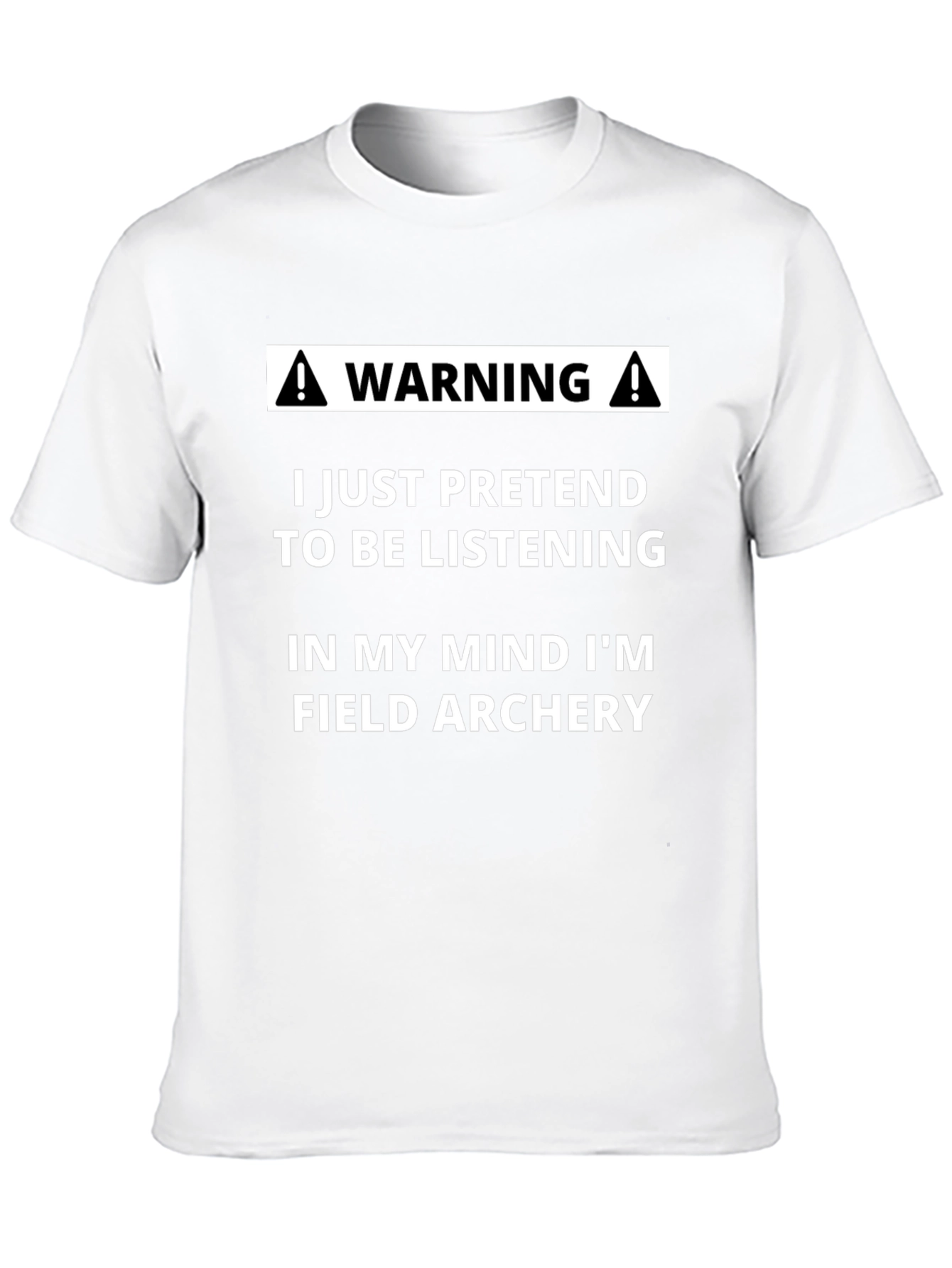 Camiseta Negra con Mensaje de Arqueria