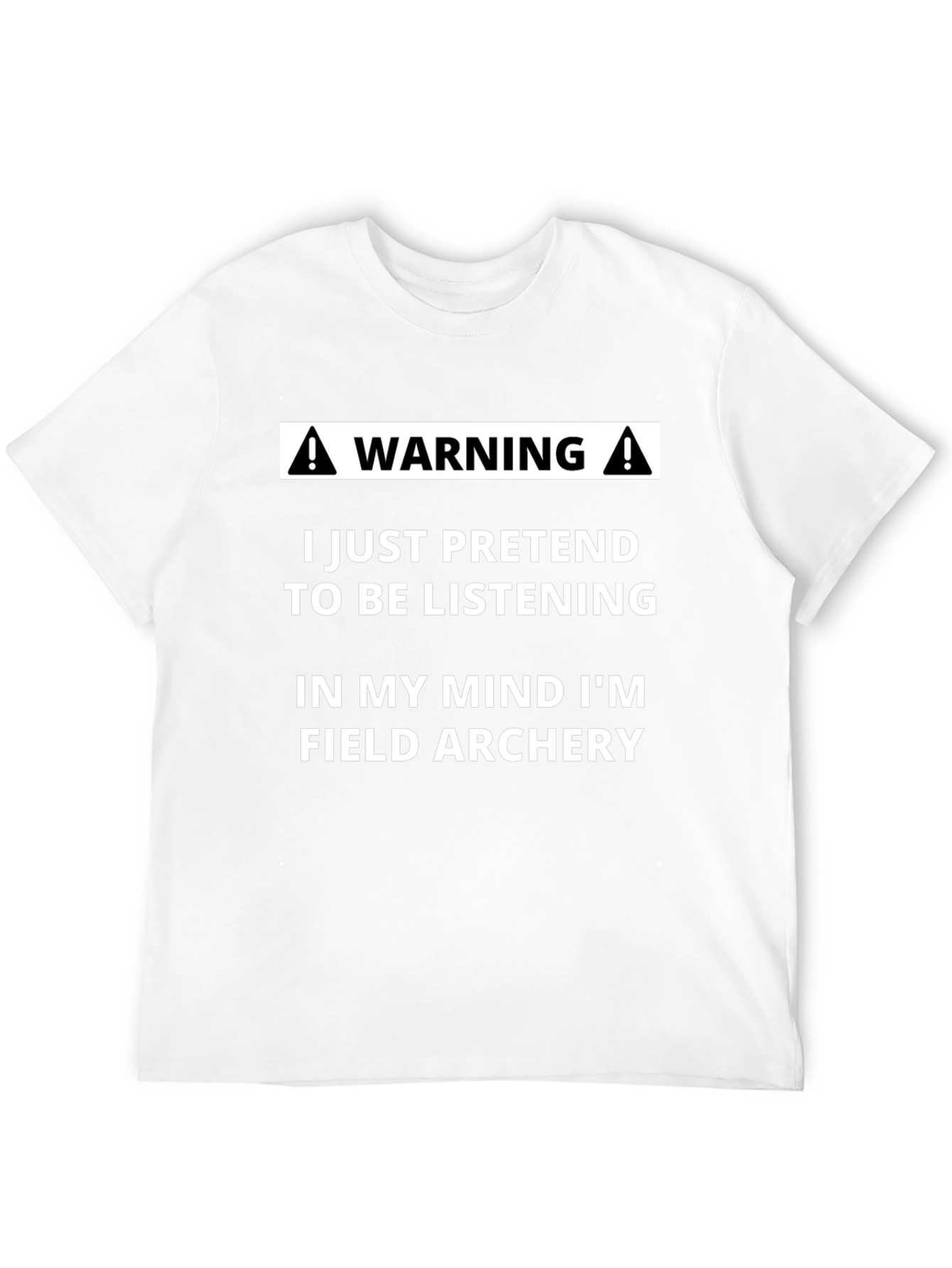 Camiseta Negra con Mensaje de Arqueria