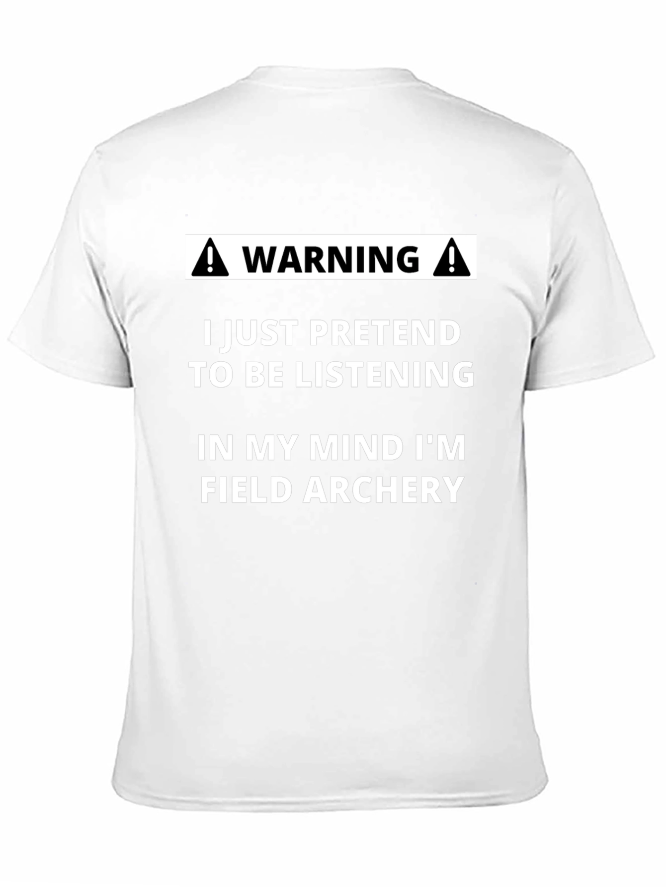 Camiseta Negra con Mensaje de Arqueria