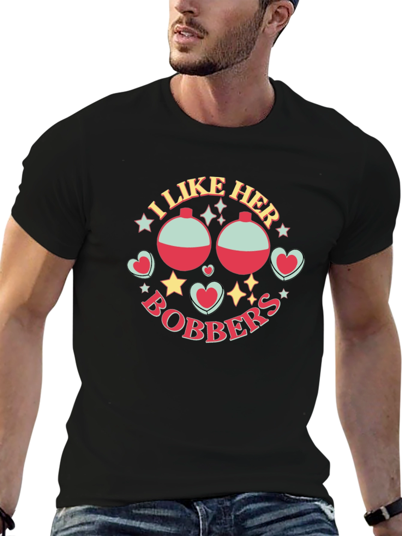 Camiseta Negra: Me Gustan Sus Boyas