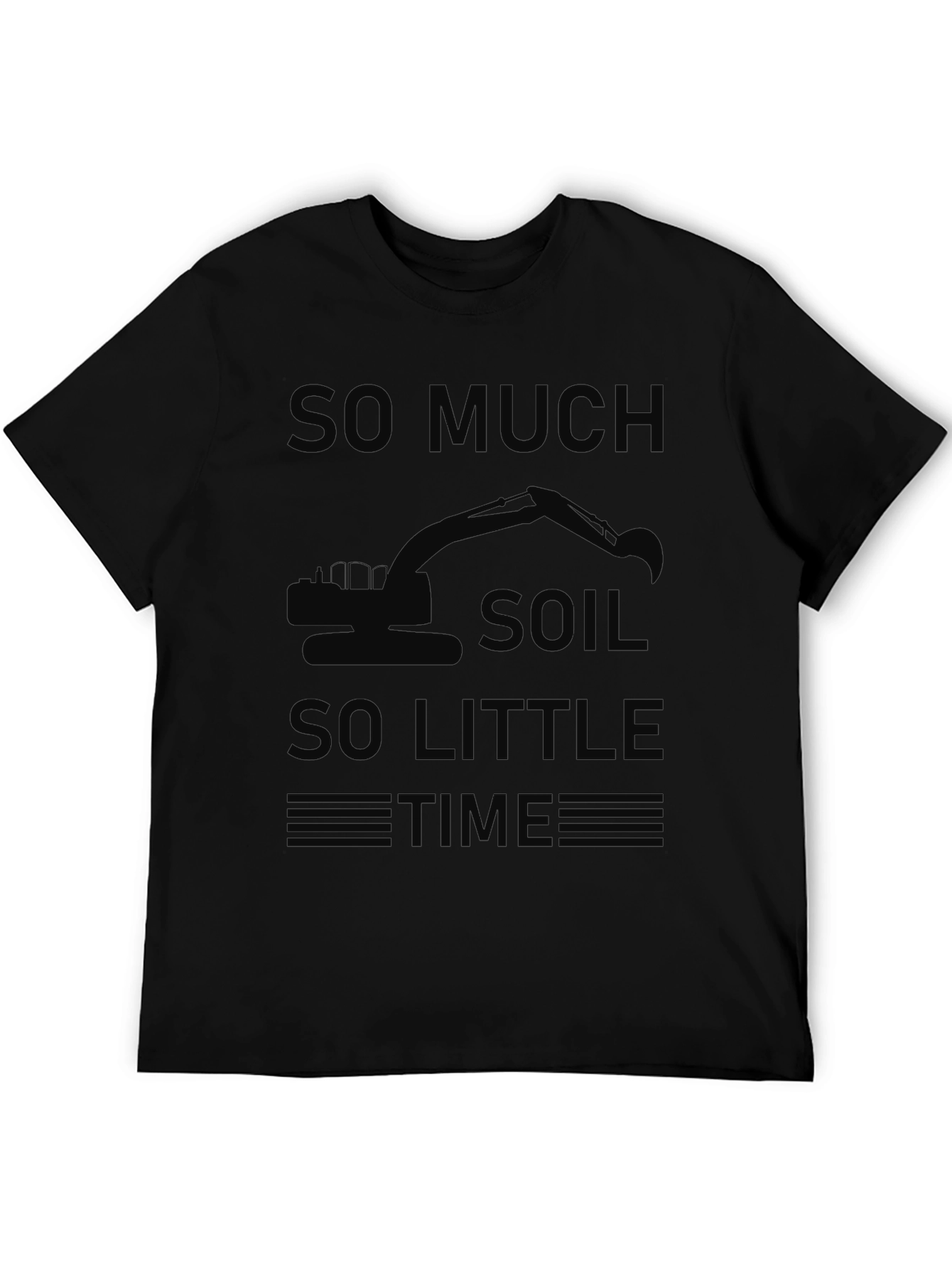 Camiseta Negra: ¡Tanto Suelo Tan Poco Tiempo!