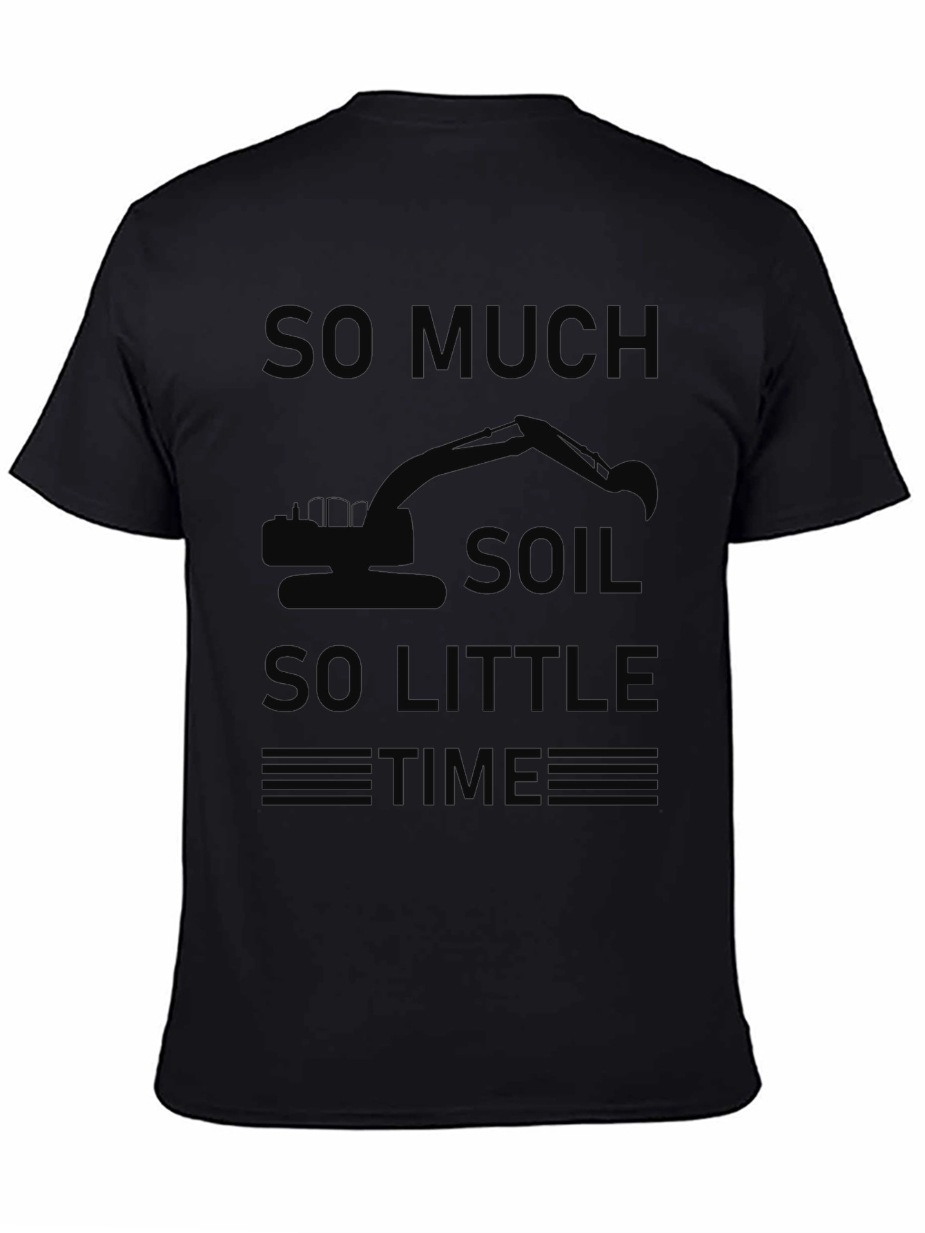 Camiseta Negra: ¡Tanto Suelo Tan Poco Tiempo!