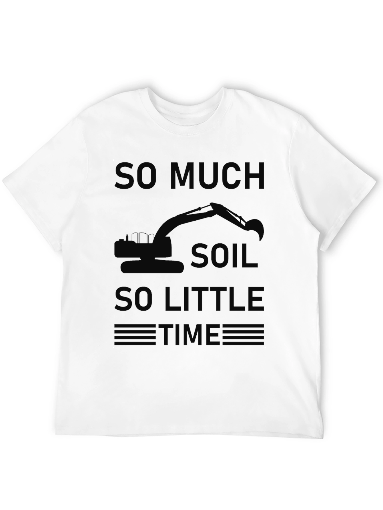 Camiseta Negra: ¡Tanto Suelo Tan Poco Tiempo!