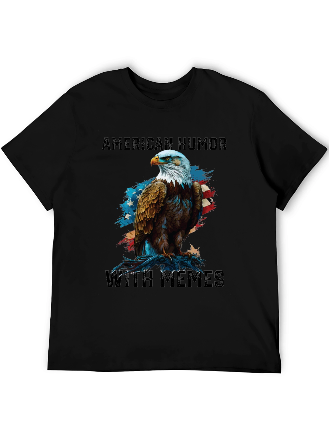 Camiseta Humor Americano con Águila y Memes