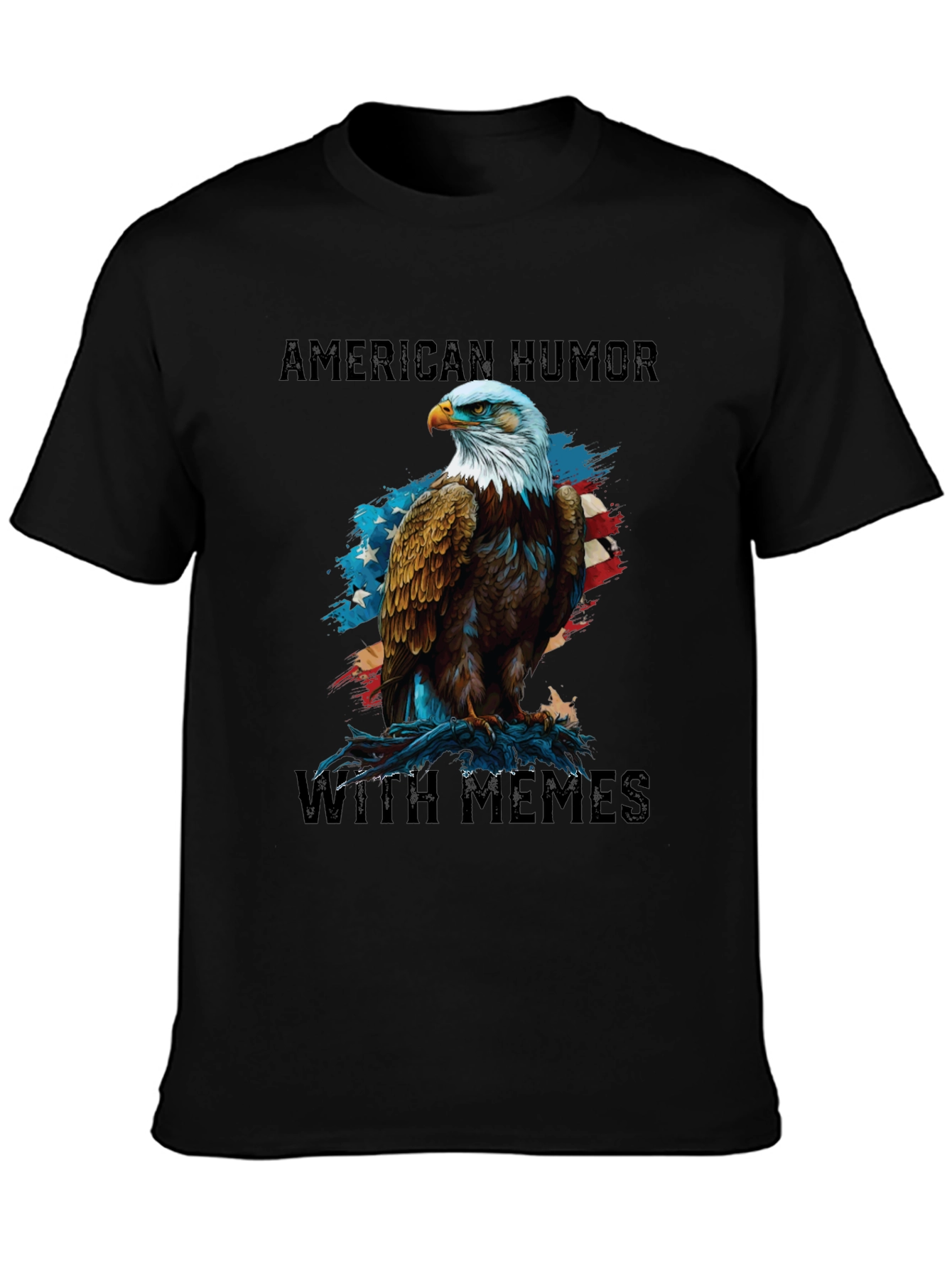 Camiseta Humor Americano con Águila y Memes