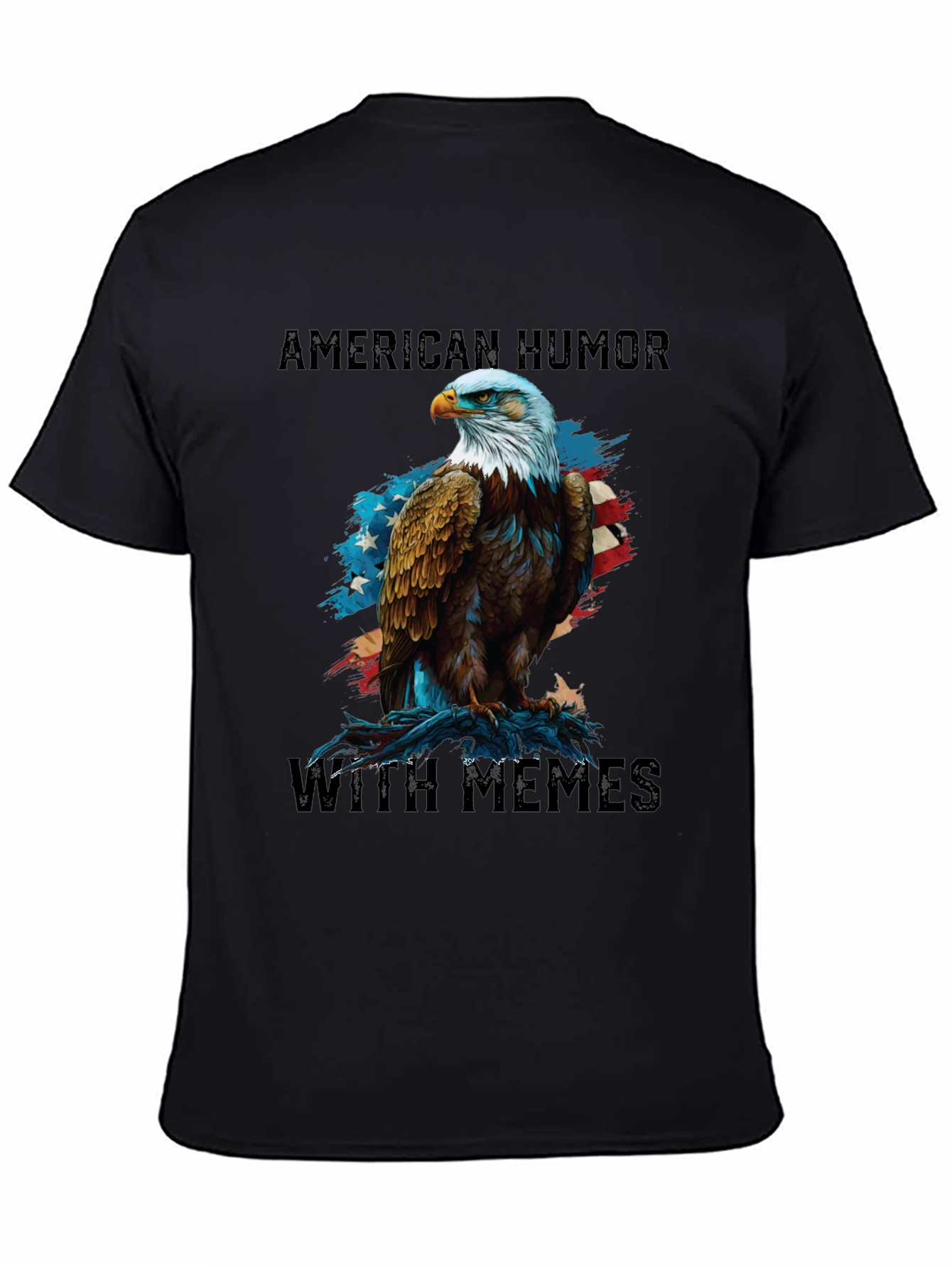 Camiseta Humor Americano con Águila y Memes