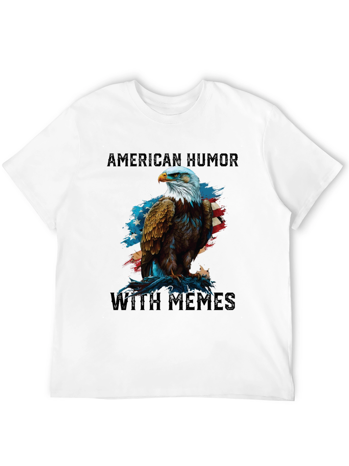 Camiseta Humor Americano con Águila y Memes