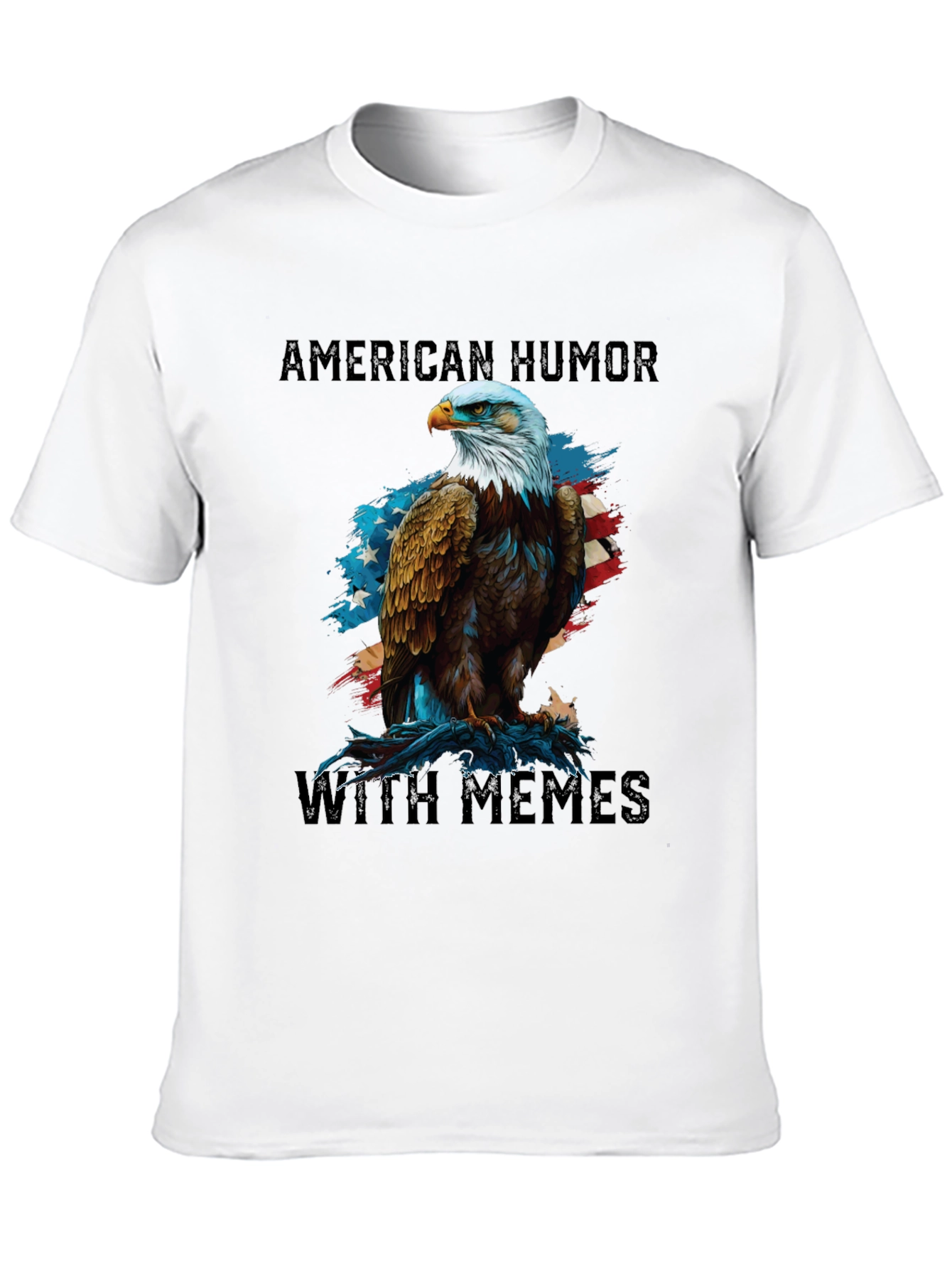 Camiseta Humor Americano con Águila y Memes