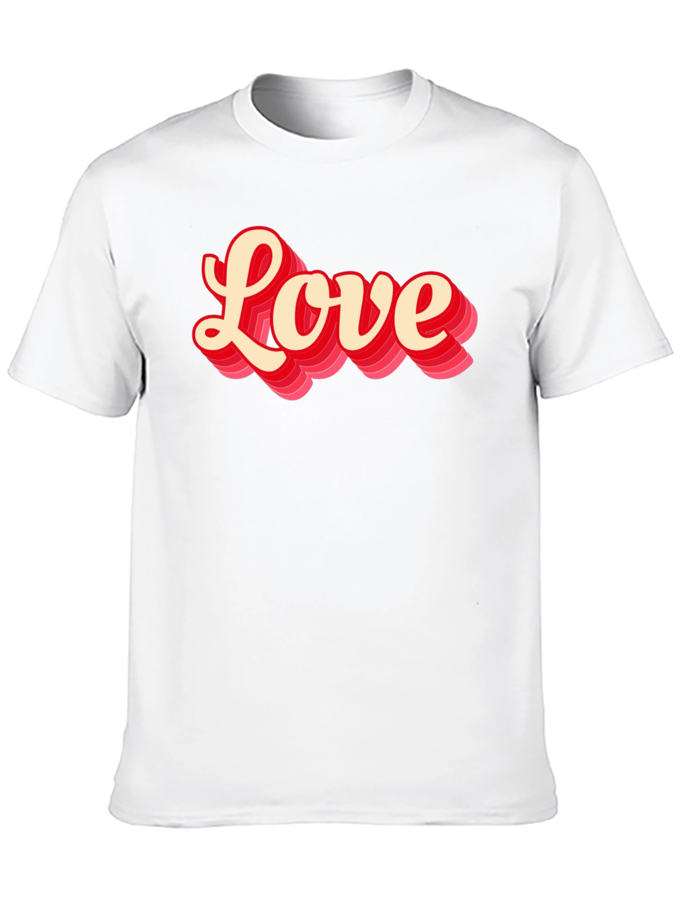 Camiseta Negra con Diseño Love