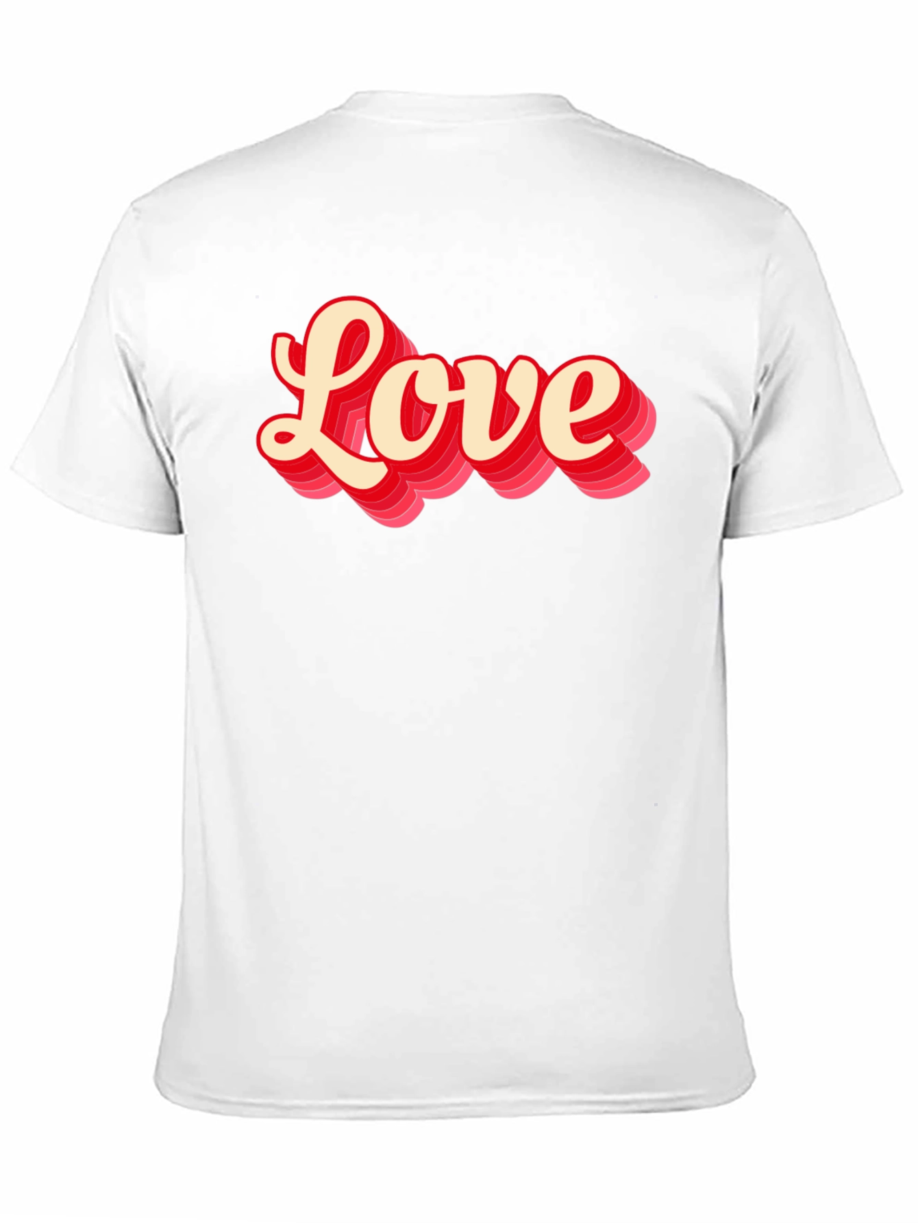 Camiseta Negra con Diseño Love