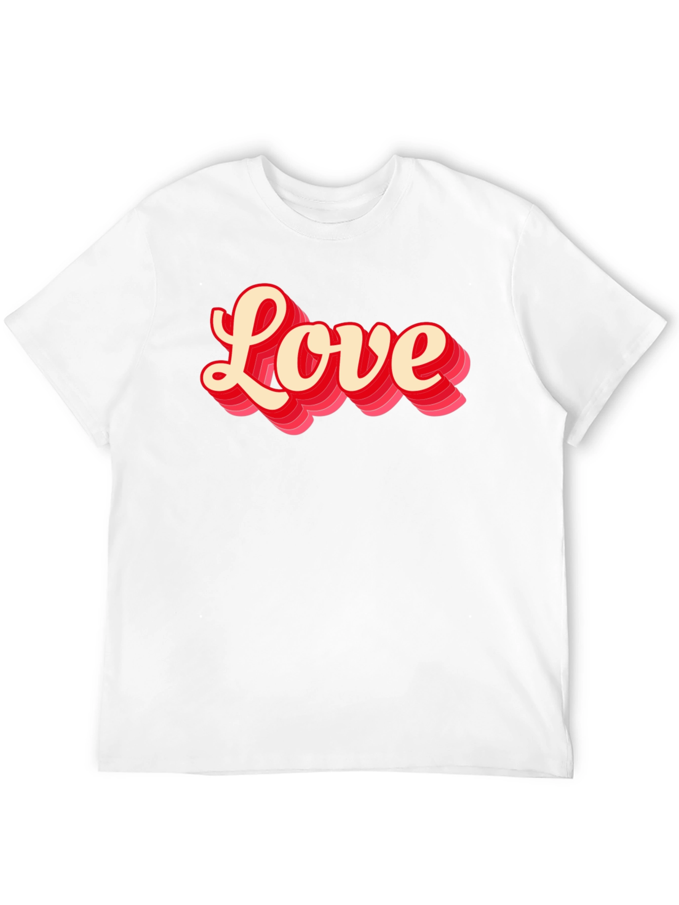 Camiseta Negra con Diseño Love
