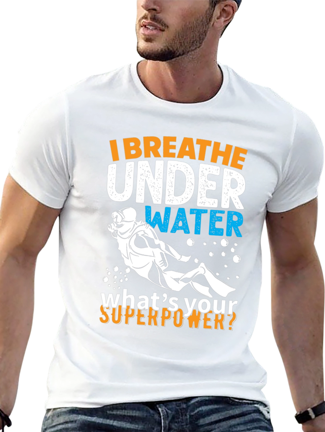 Camiseta Hombre Buceo Superpoder