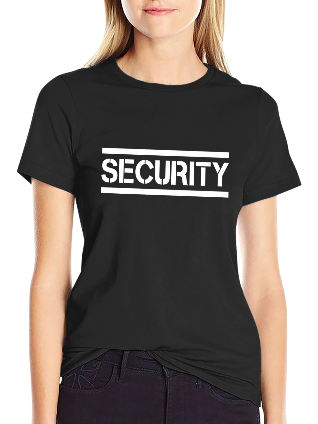 Camiseta Negra de Seguridad