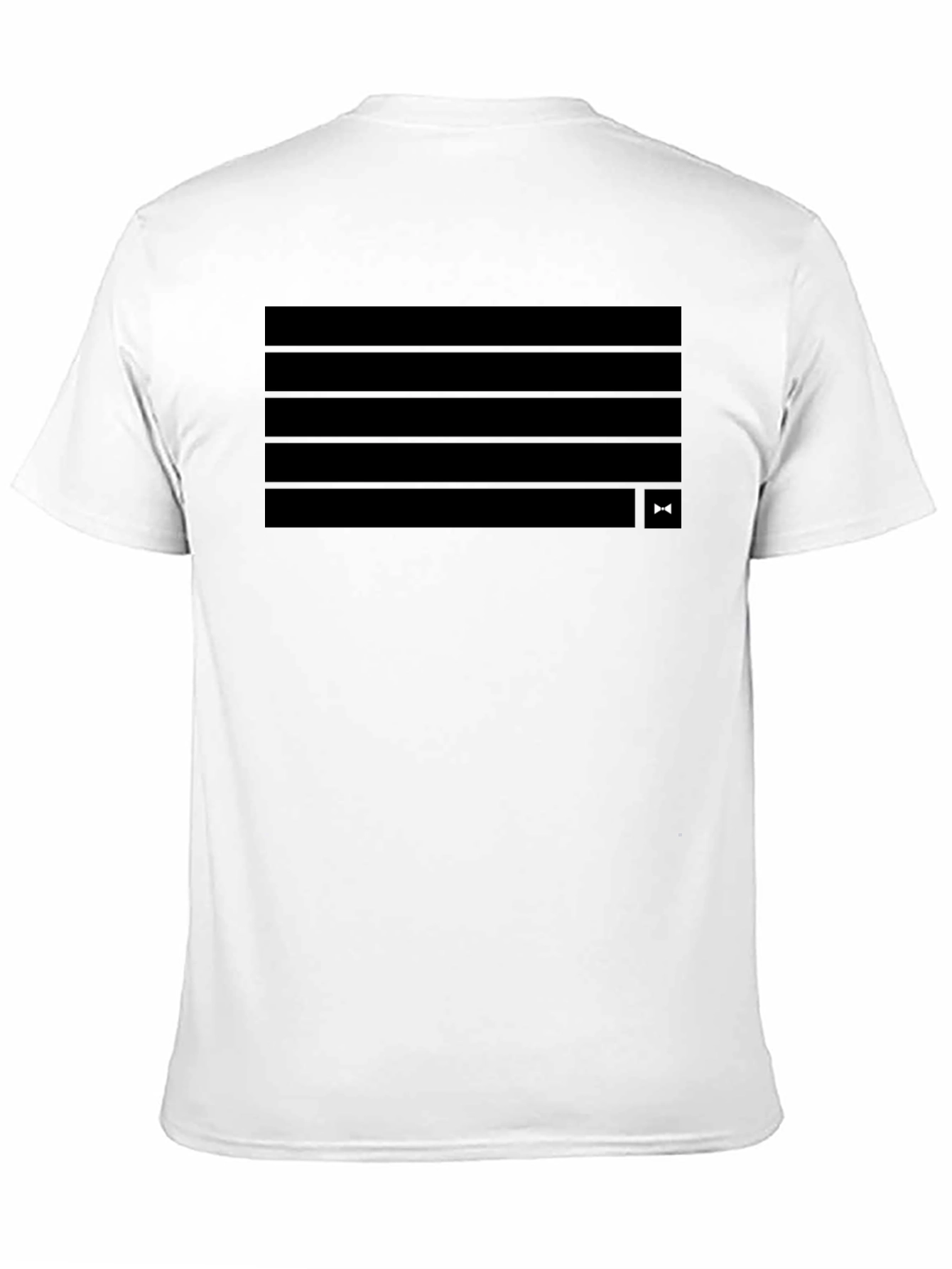 Camiseta Negra Hombre Diseño Moderno