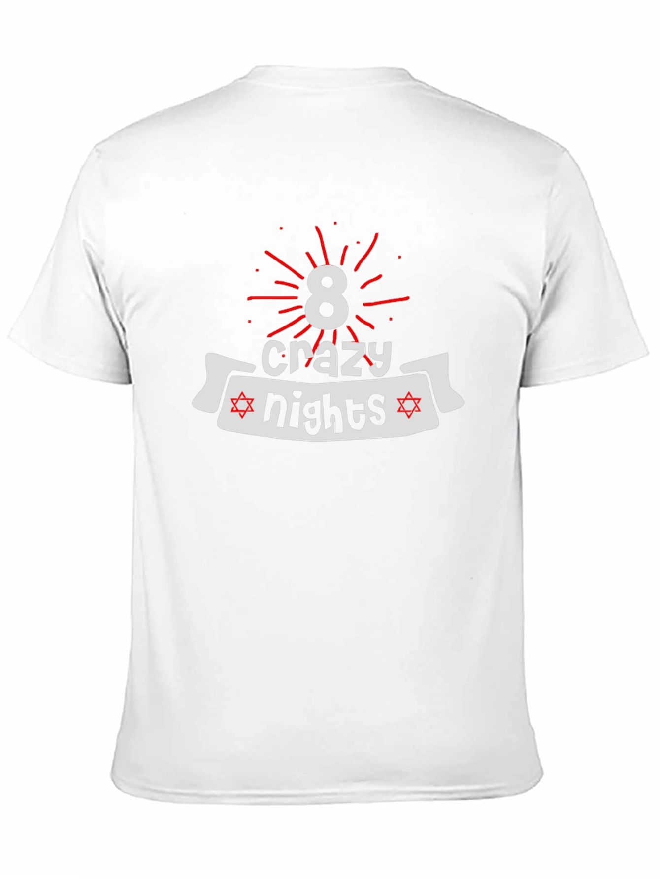 Camiseta Negra 8 Noches Locas Janucá