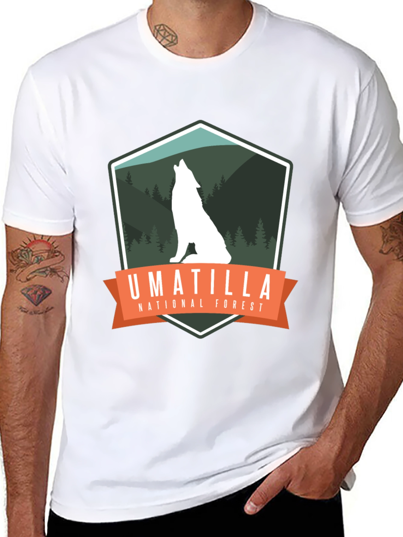 Camiseta Hombre Umatilla National Forest