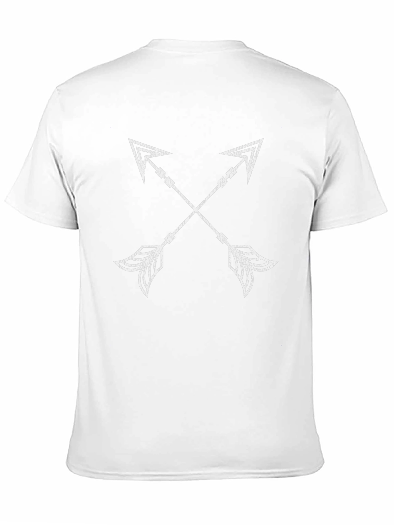 Camiseta Negra con Flechas Cruzadas