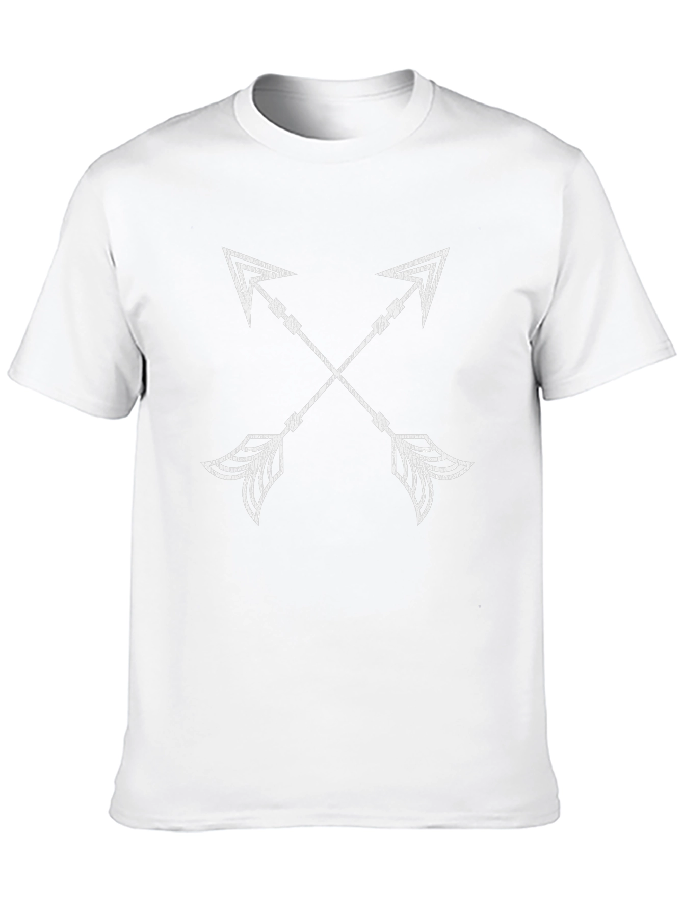 Camiseta Negra con Flechas Cruzadas