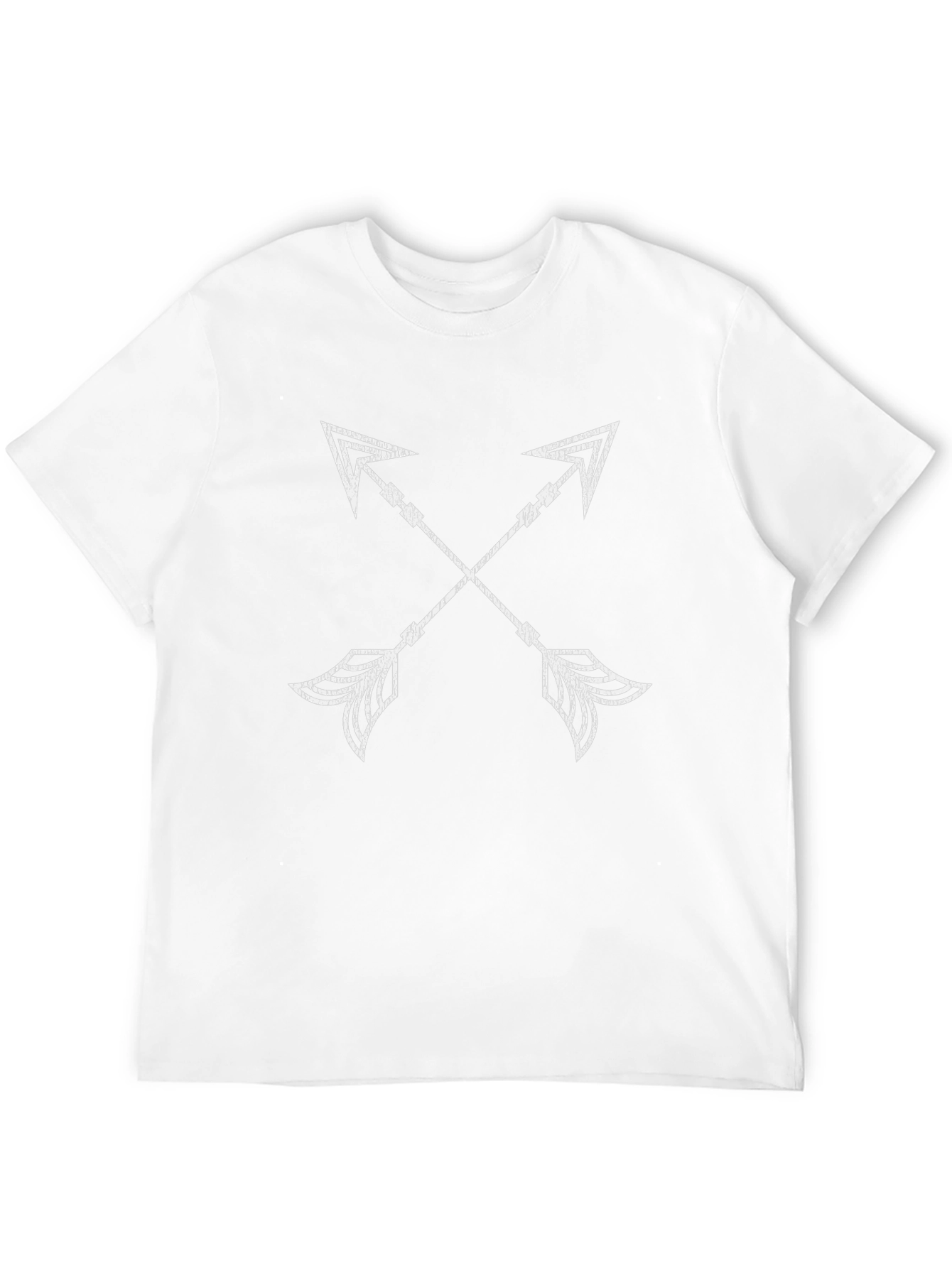 Camiseta Negra con Flechas Cruzadas