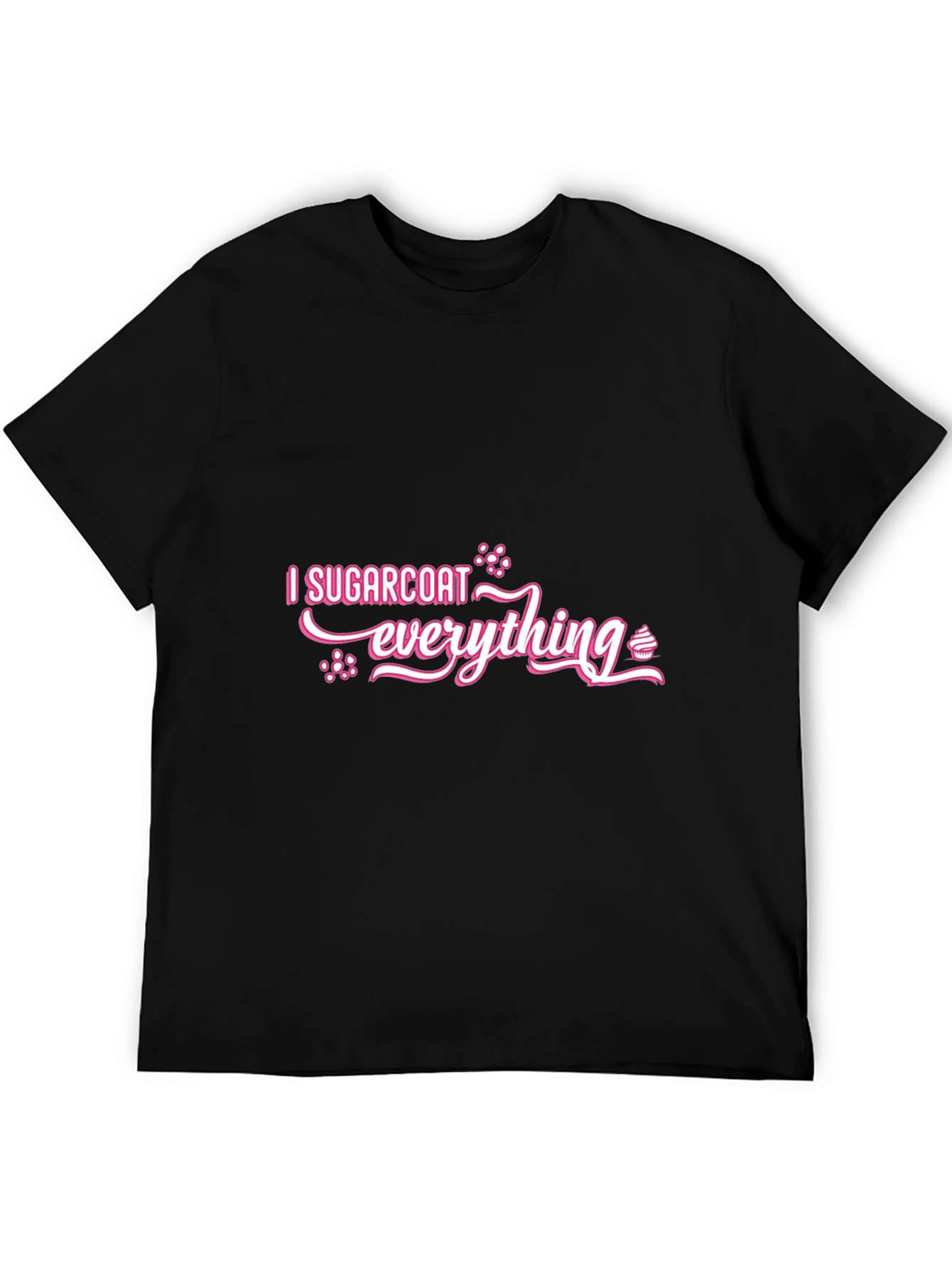 Camiseta Negra I Sugarcoat Everything