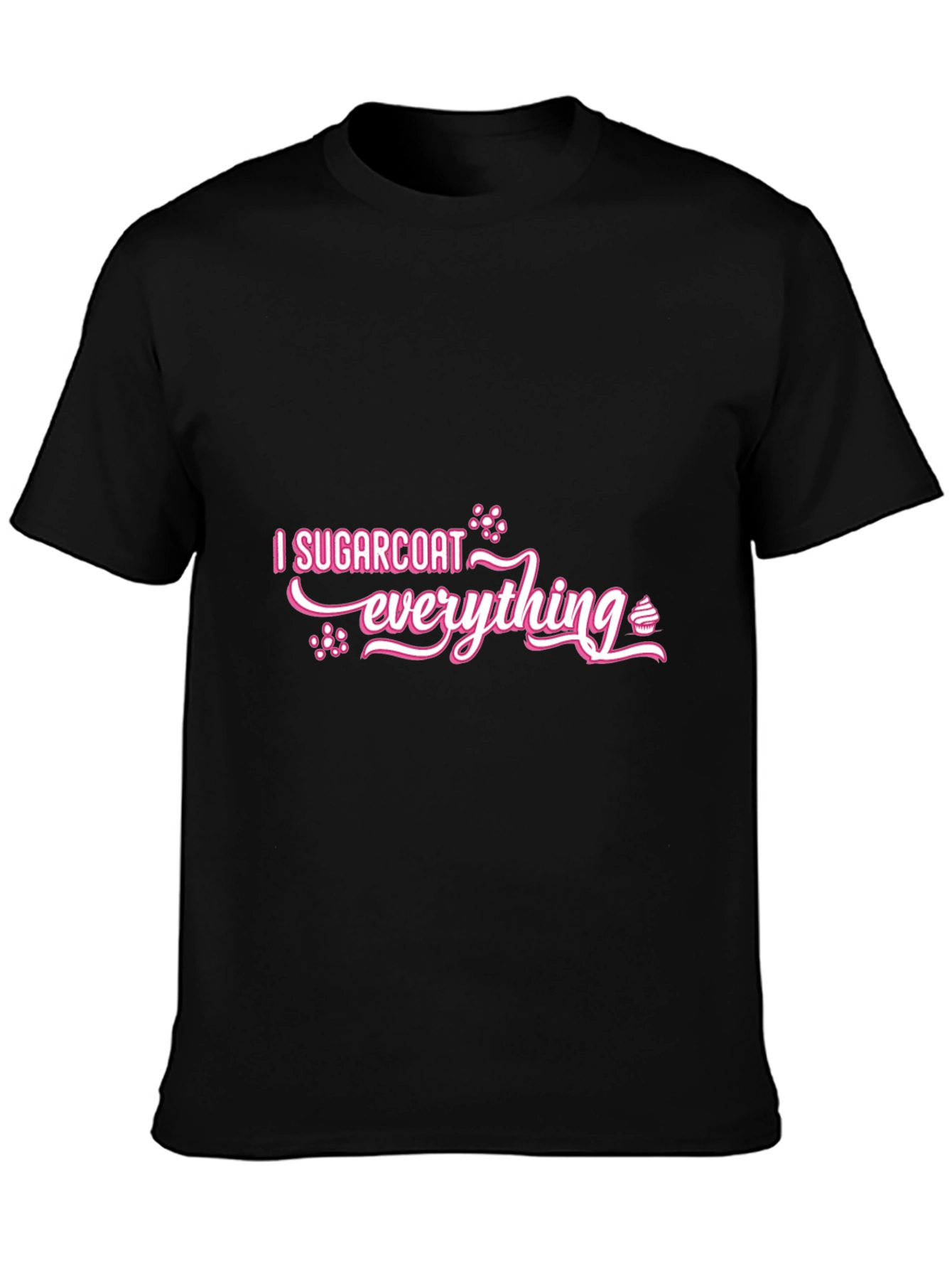 Camiseta Negra I Sugarcoat Everything