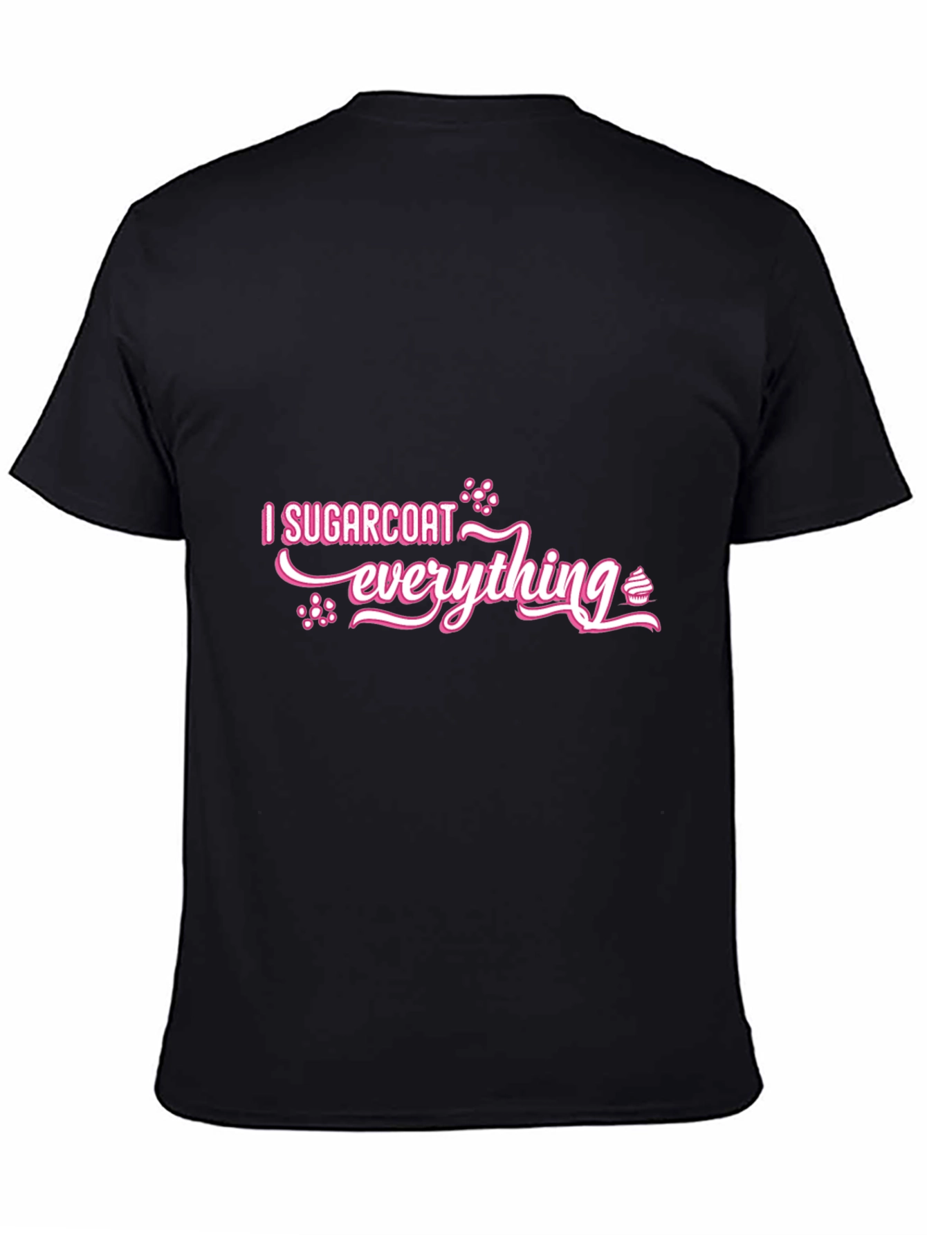 Camiseta Negra I Sugarcoat Everything
